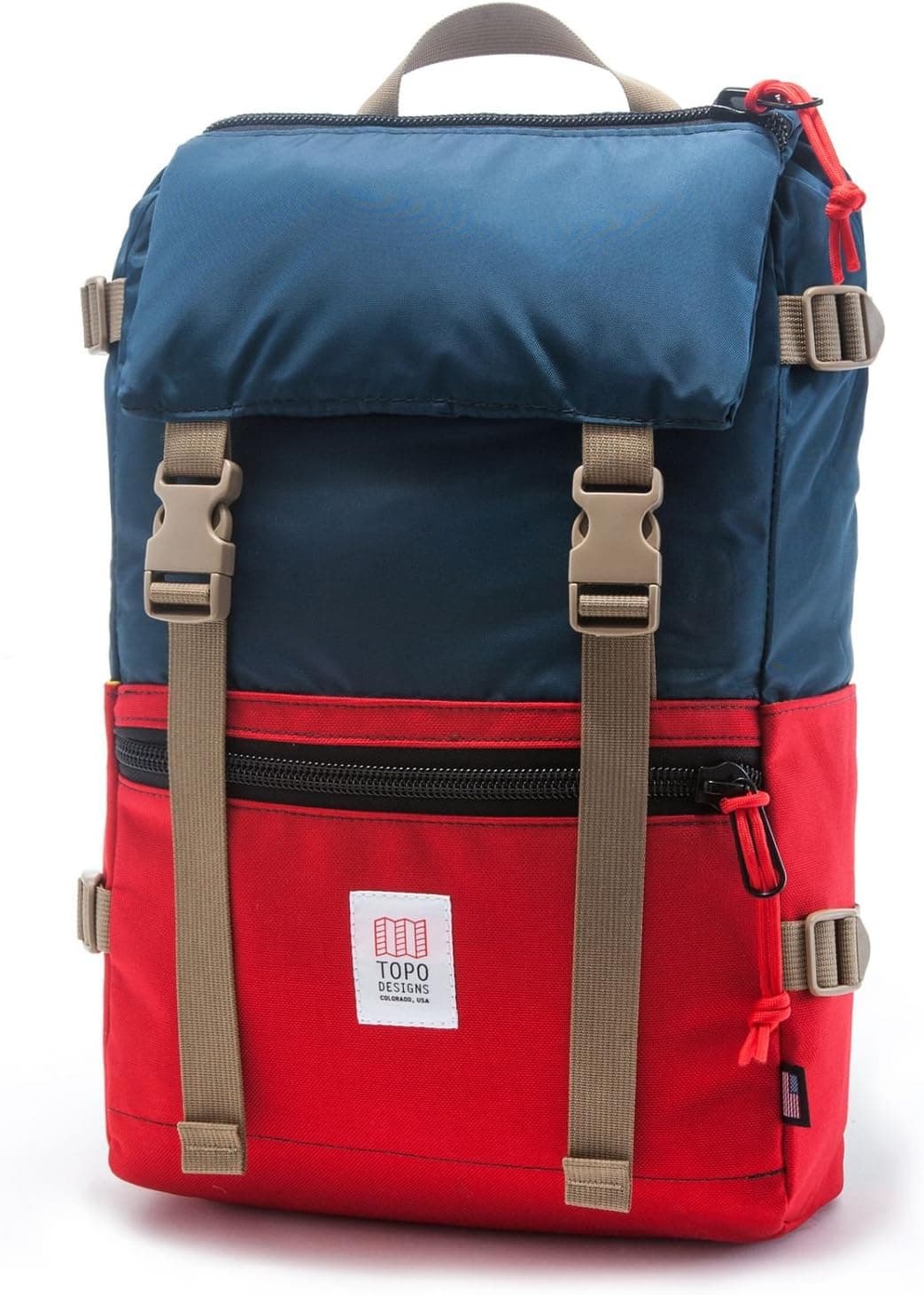 Topo Designs Rover Pack Navy/Red One Size