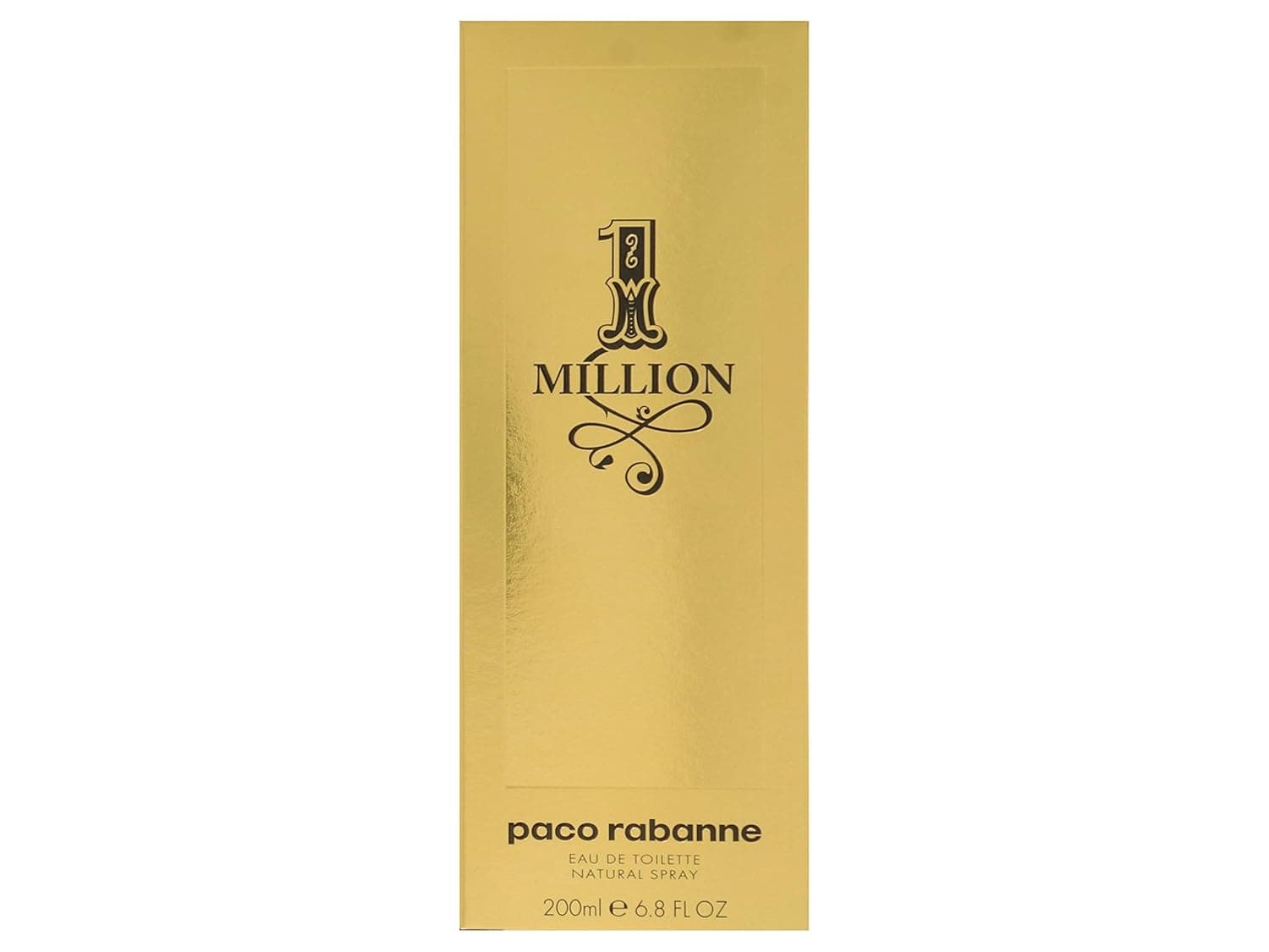 Paco Rabanne 1 Million Fragrance For Men - Fresh And Spicy - Notes Of Amber, Leather And Tangerine - Adds A Touch Of Irresistible Seduction - Ideal For Men With Rebellious Charm - Edt Spray - 6.8 Oz