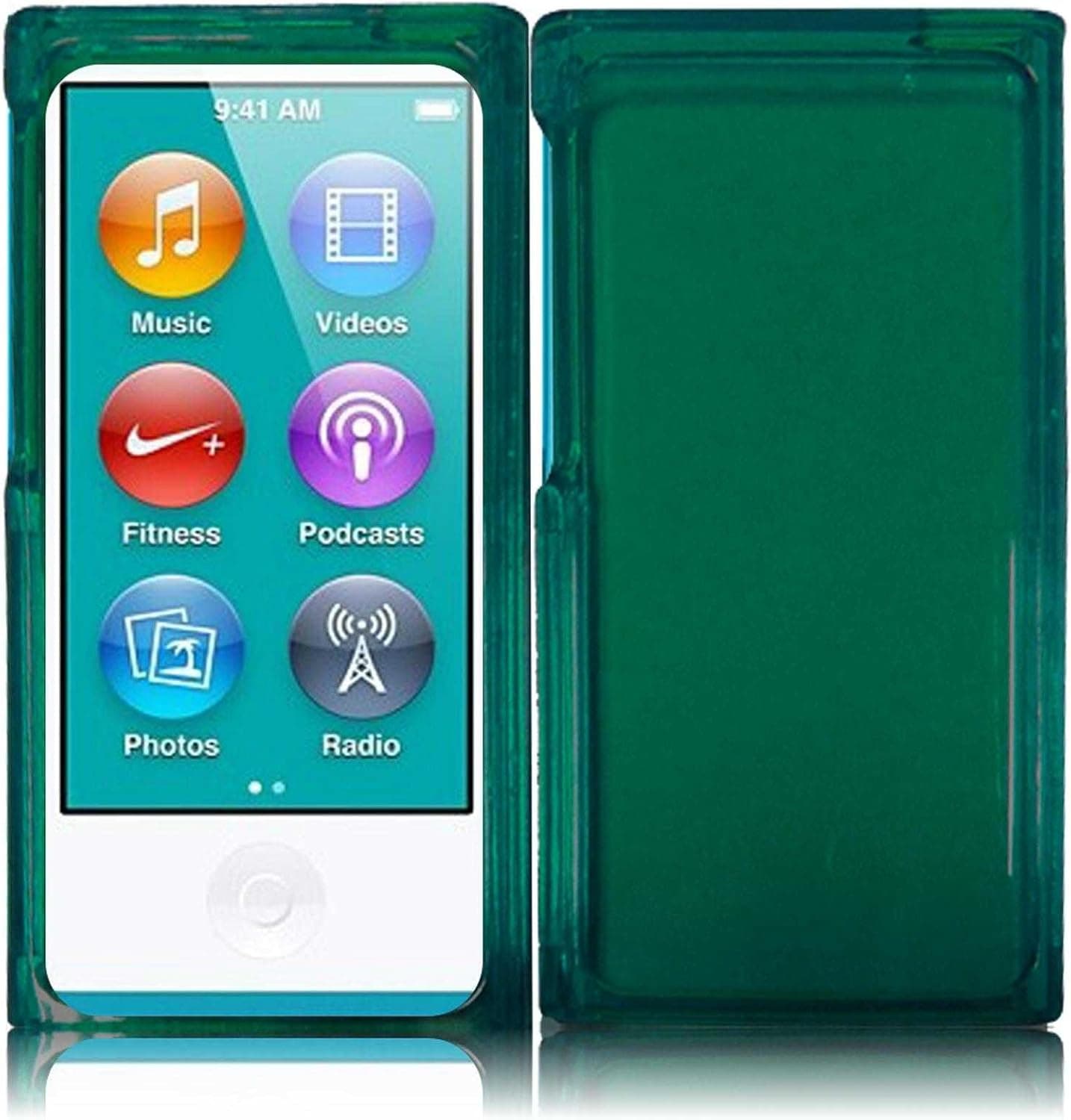 For Apple Ipod Nano 7 7th Generation 7G Hard Cover Case Dark Green Accessory