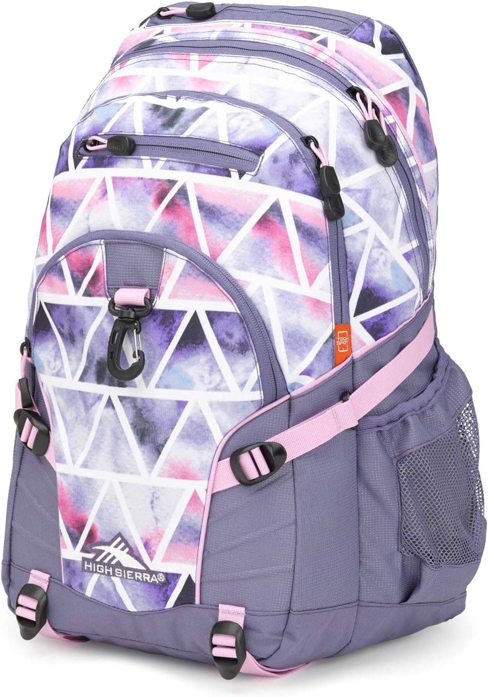 High Sierra Loop Backpack, Dreamscape/Purple Smoke/Iced Lilac, 19 x 13.5 x 8.5-Inch