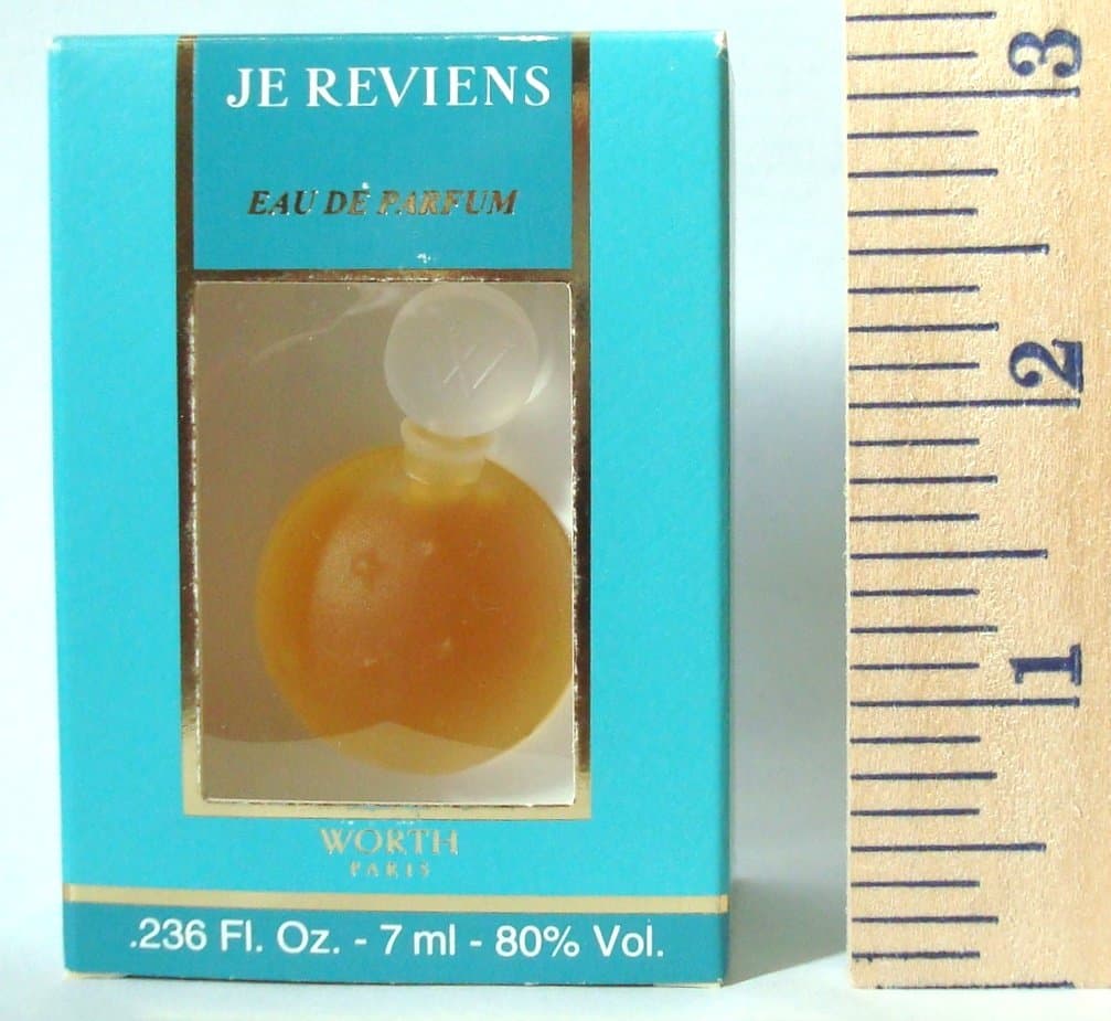 JE REVIENS by Worth Women Perfume 0.236 oz 7 ml Eau de Parfum Splash Mini