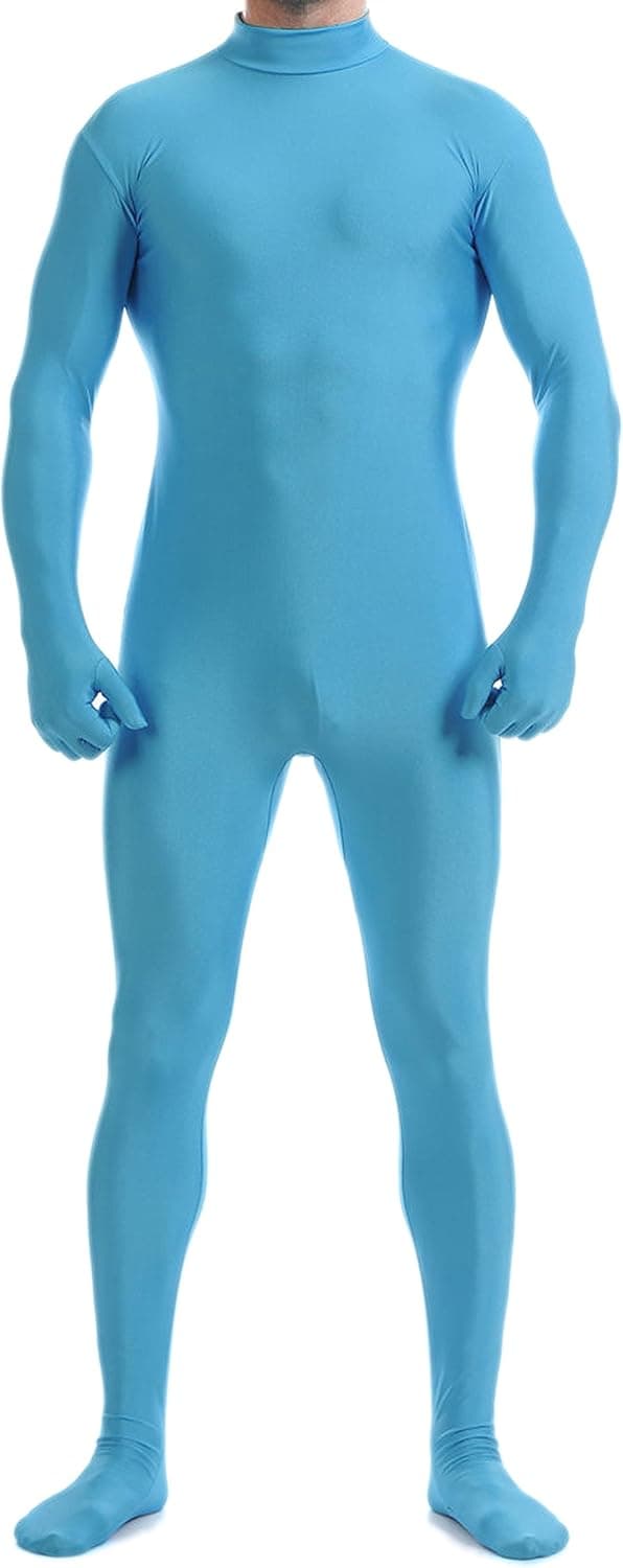 VSVO Unitard Skin-tight Solid Color Dance Wear for Adults and Children