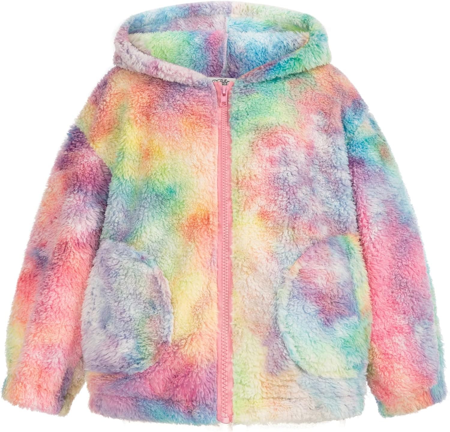 Danna Belle Girls Full Zip Hoodie Fleece Jacket Sherpa Hoodie Coat Fall Winter Outwear 5-12Y