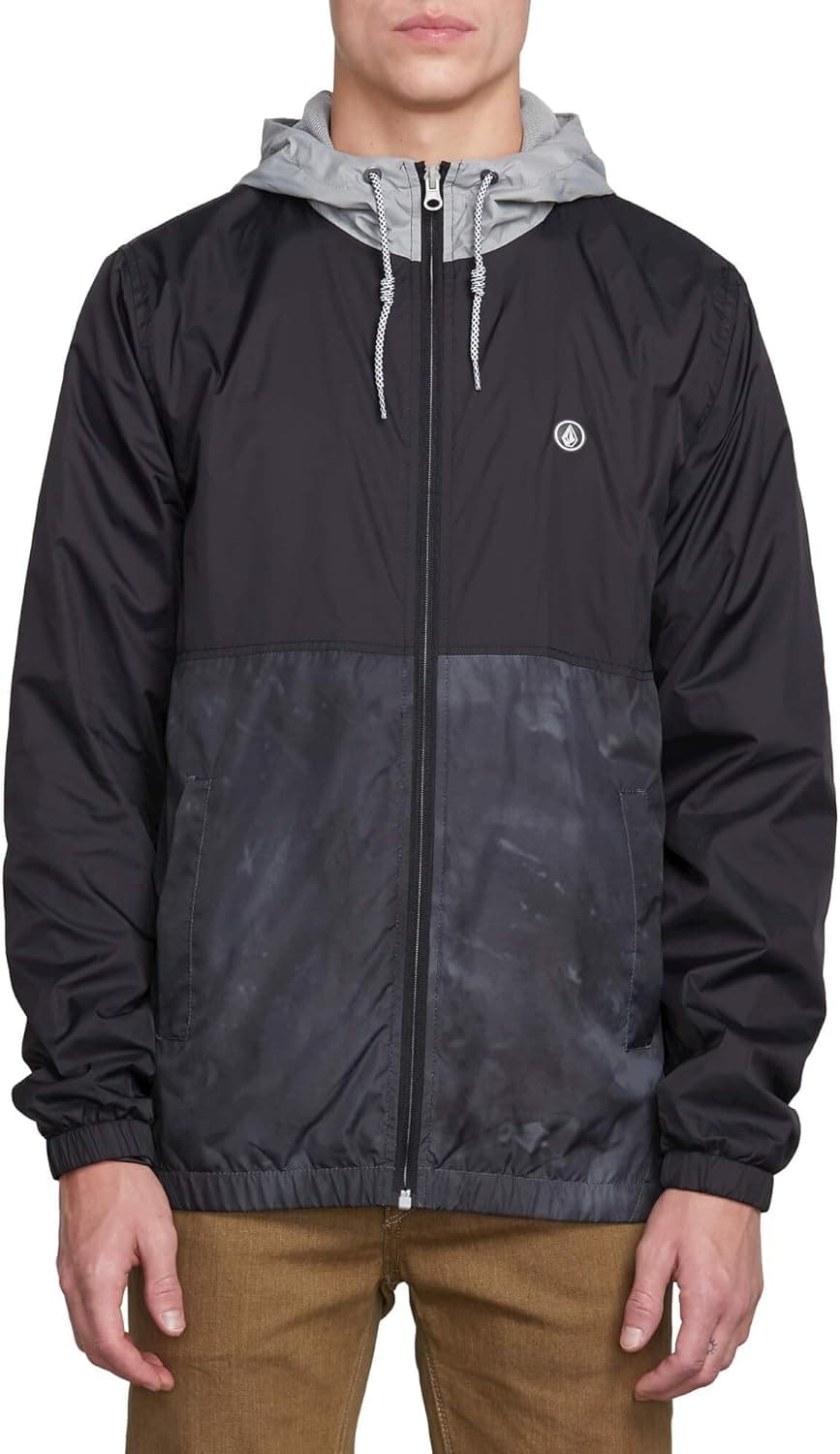 Volcom Men's Volco Ermont Hooded Windbreaker Jacket