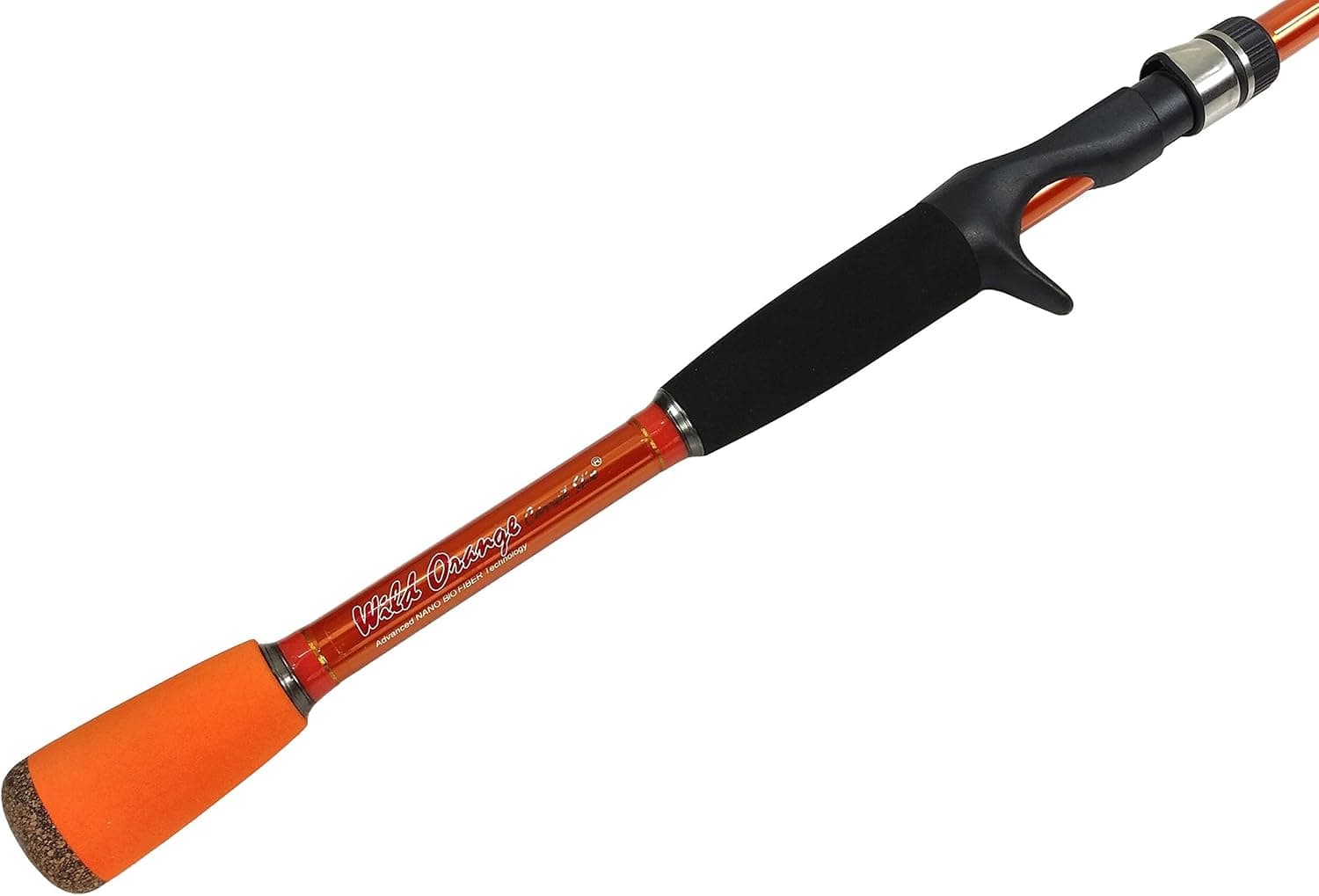 Carrot Stix Wild Wild Orange Casting Fishing Rod W/ Semi Micro Guides