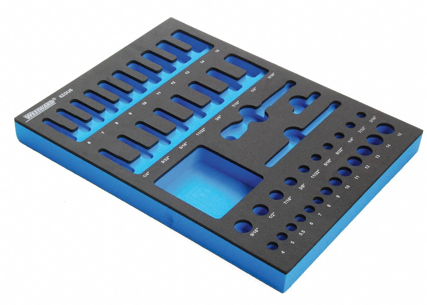 Foam Insert, EVA, Black/Blue, for 1KEH6