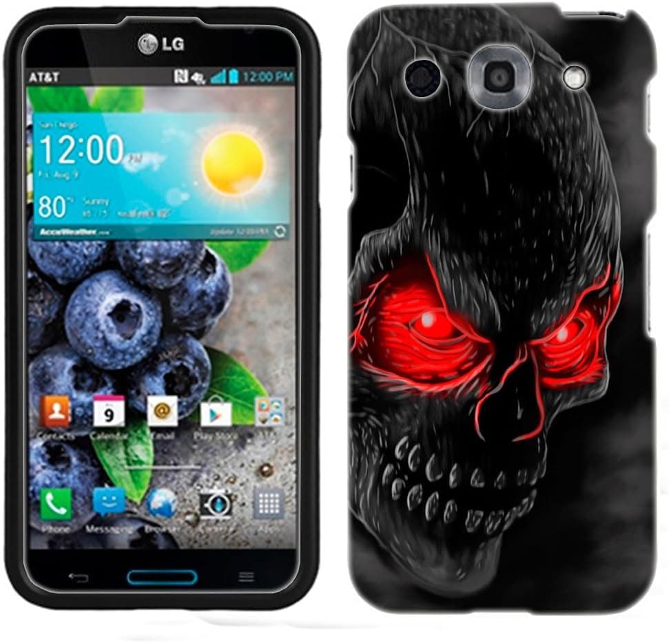LG Optimus G PRO Red Eye Skull Phone Case Cover