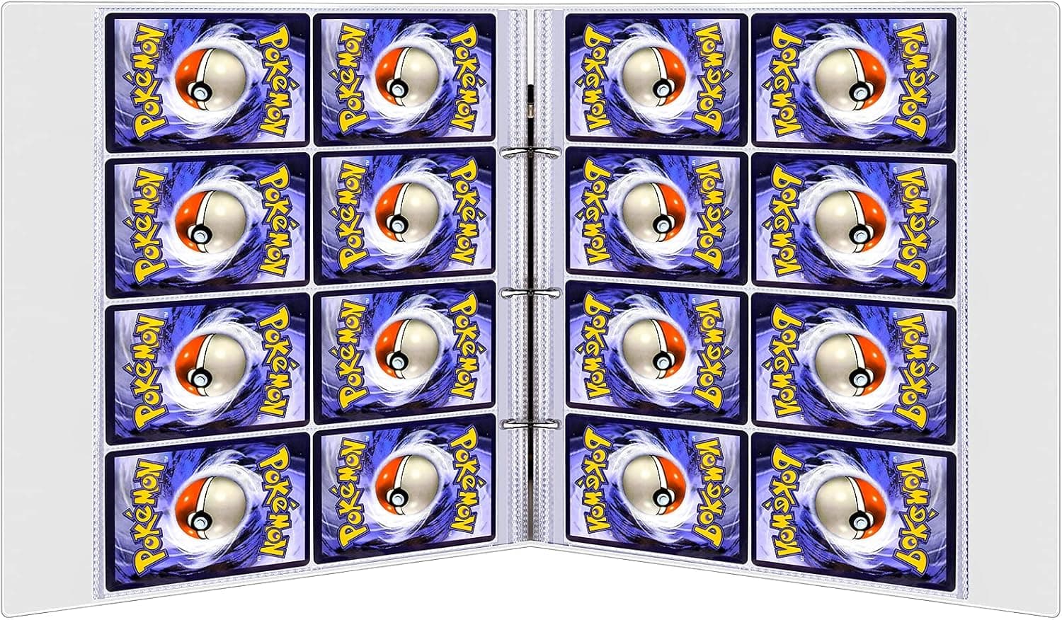 480 Pockets Card Binder Compatible with TCG /Baseball Card /Football /Game Cards and Sports Cards, Trading Card Storage Album with 30 Removable Sheets