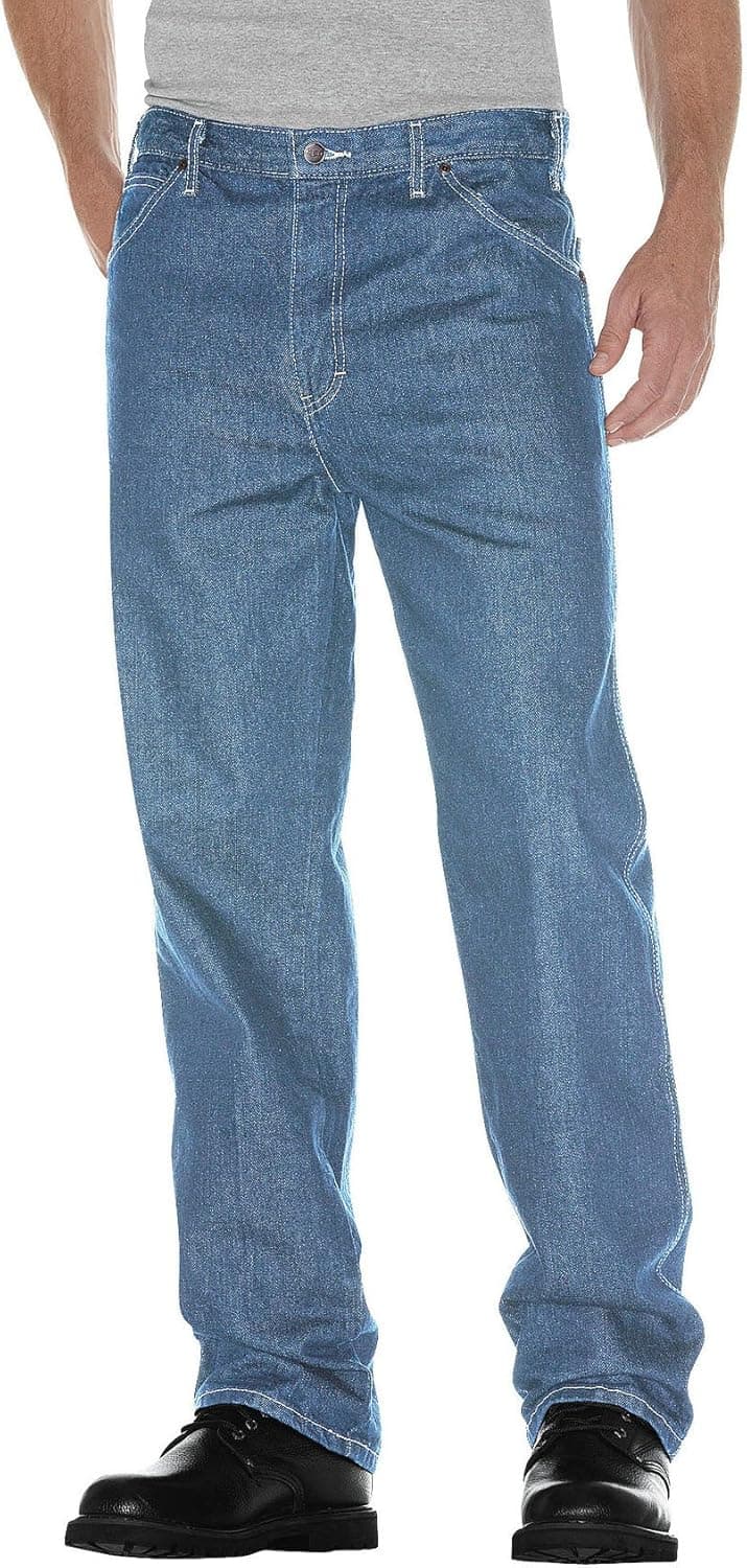 Dickies Men's Big Relaxed-Fit Five-Pocket Washed Jean
