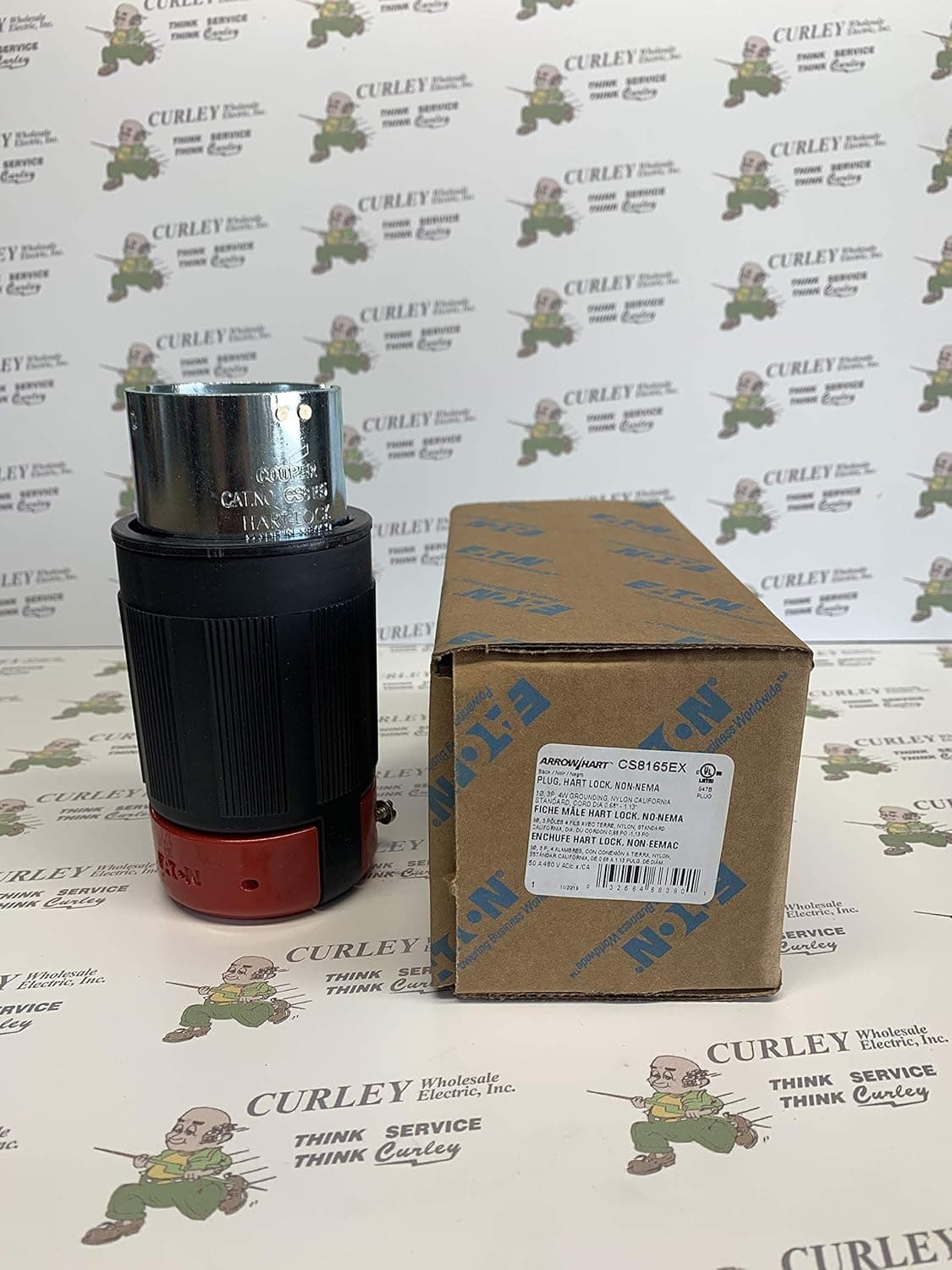 CS8165C 50A Locking Plug, 480V, 3P/4W - Cooper # CS8165C