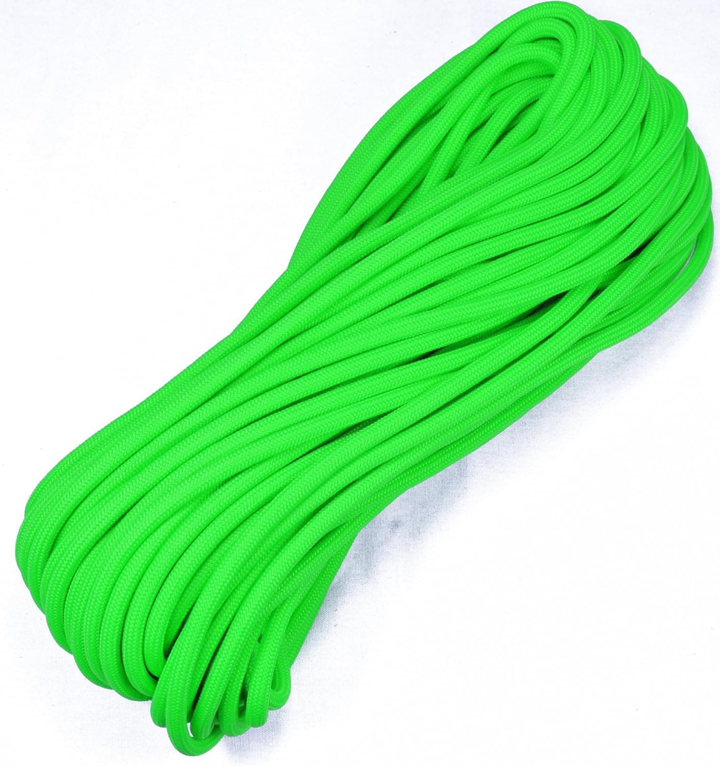 Neon Green Paramax - The Newest and Strongest Paracord on The Planet - 1/4" - 100 Feet