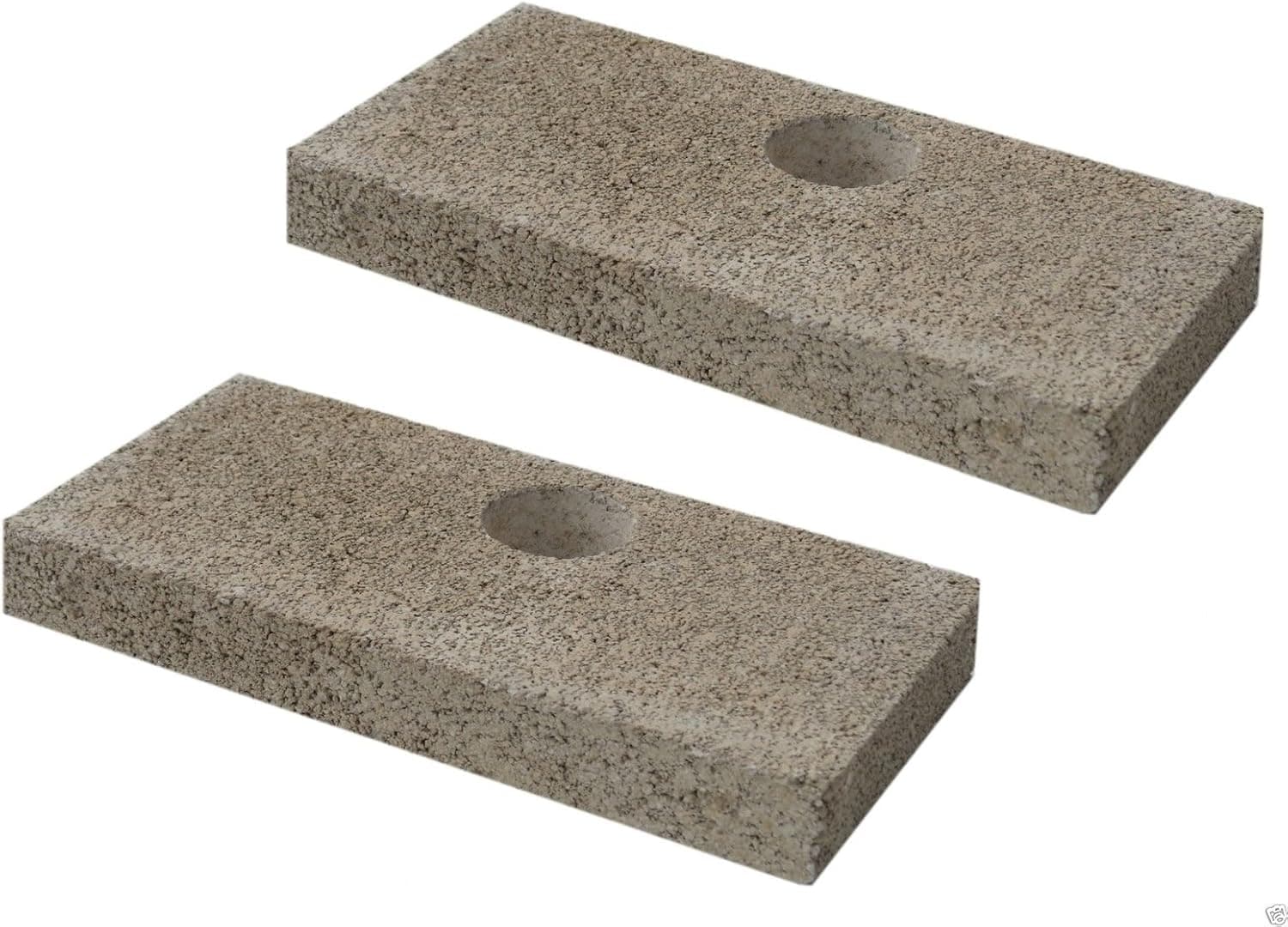 QuadraFire Replacement Brick with Holes Pkg of 2 (SRV436-0380)