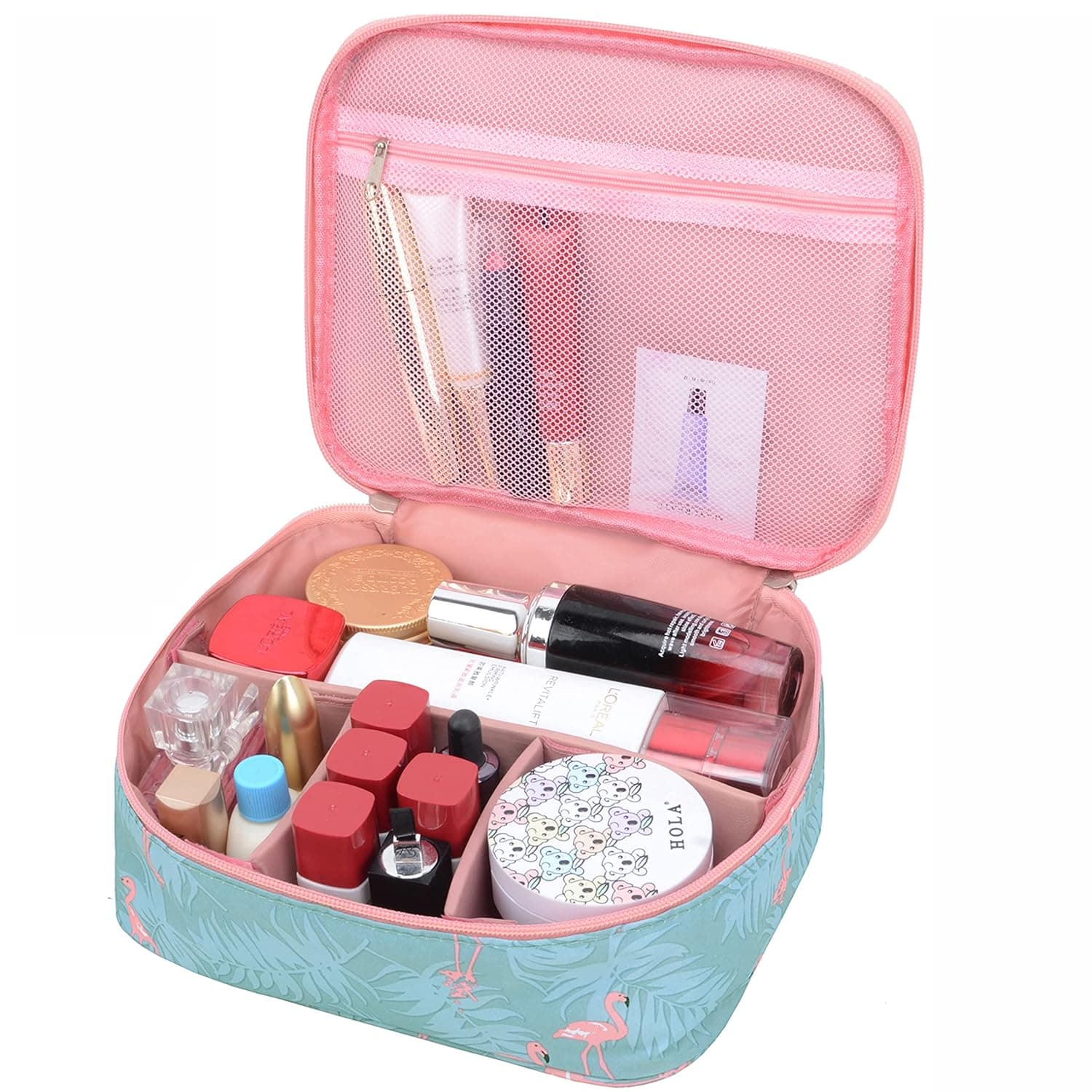 MKPCW Portable Travel Makeup Cosmetic Bags Organizer Multifunction Case Toiletry Bags for Women (color1)