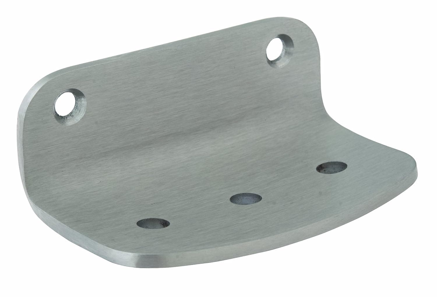 Bradley 900-000000 Surface Mount Heavy Duty Stainless Steel Soap Dish, 5" Width x 2-1/8" Height x 2-3/4" Depth