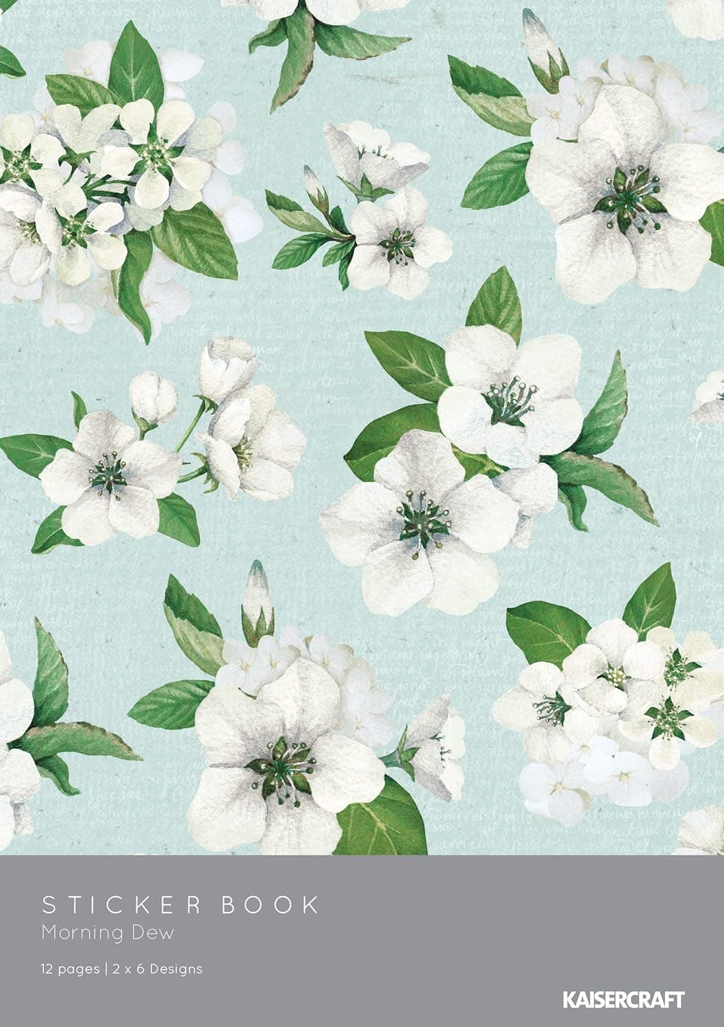 KAISERCRAFT PTY LTD (3PL) Stickers Book 12/PG, Morning Dew, 6 Designs/2 Each, One Size