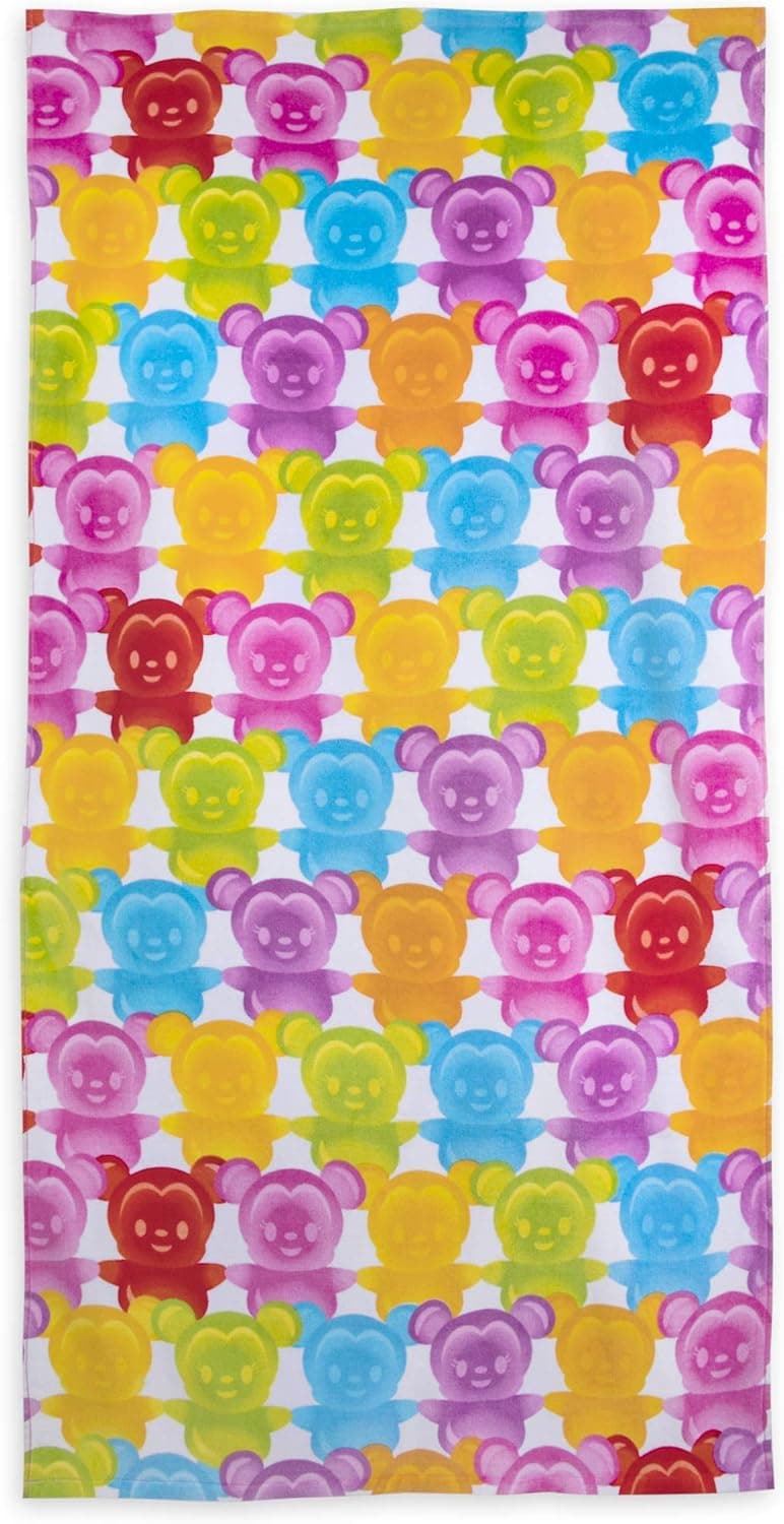 Disney Mickey and Minnie Mouse Gummy Bear Beach Towel