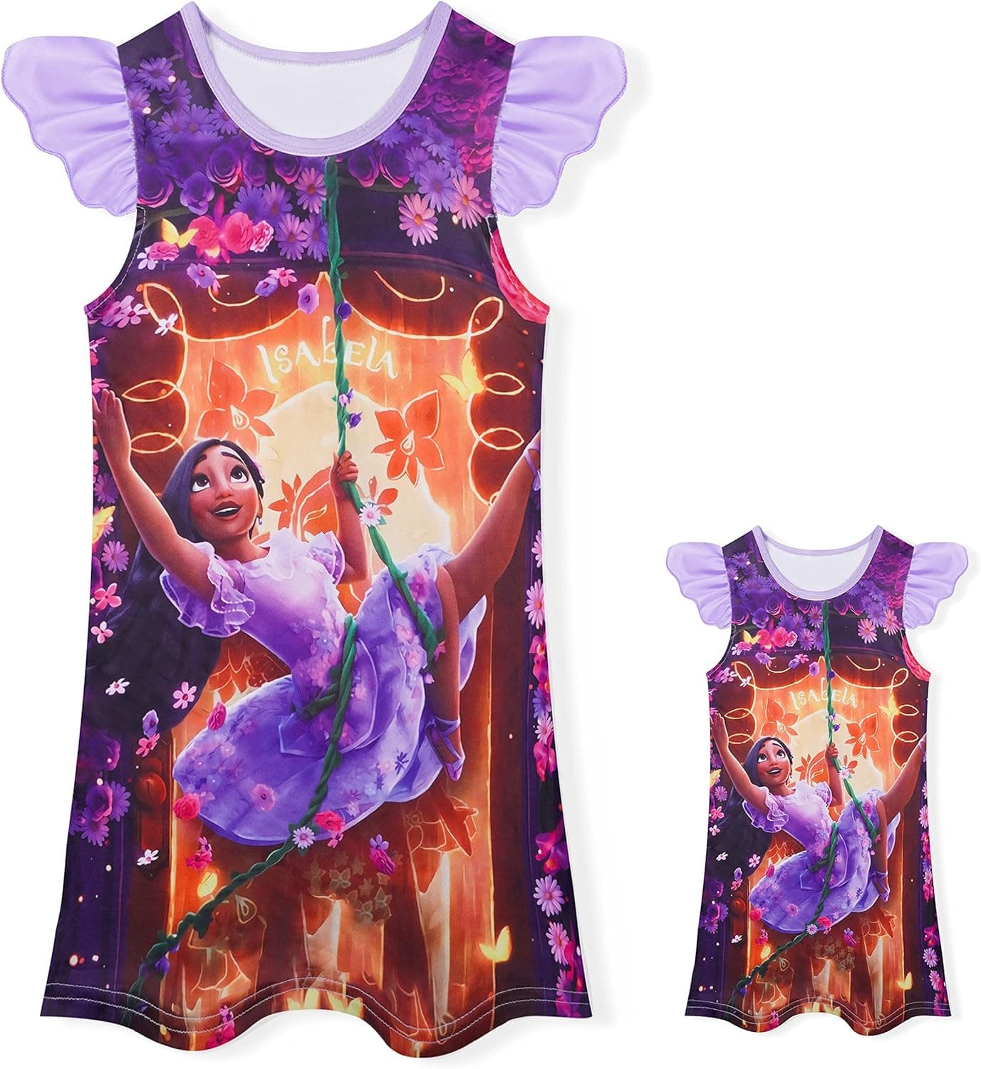 Byriady Princess Dress for Little Girls Magic Girls Dresses 3-8Y Kids Home Wear