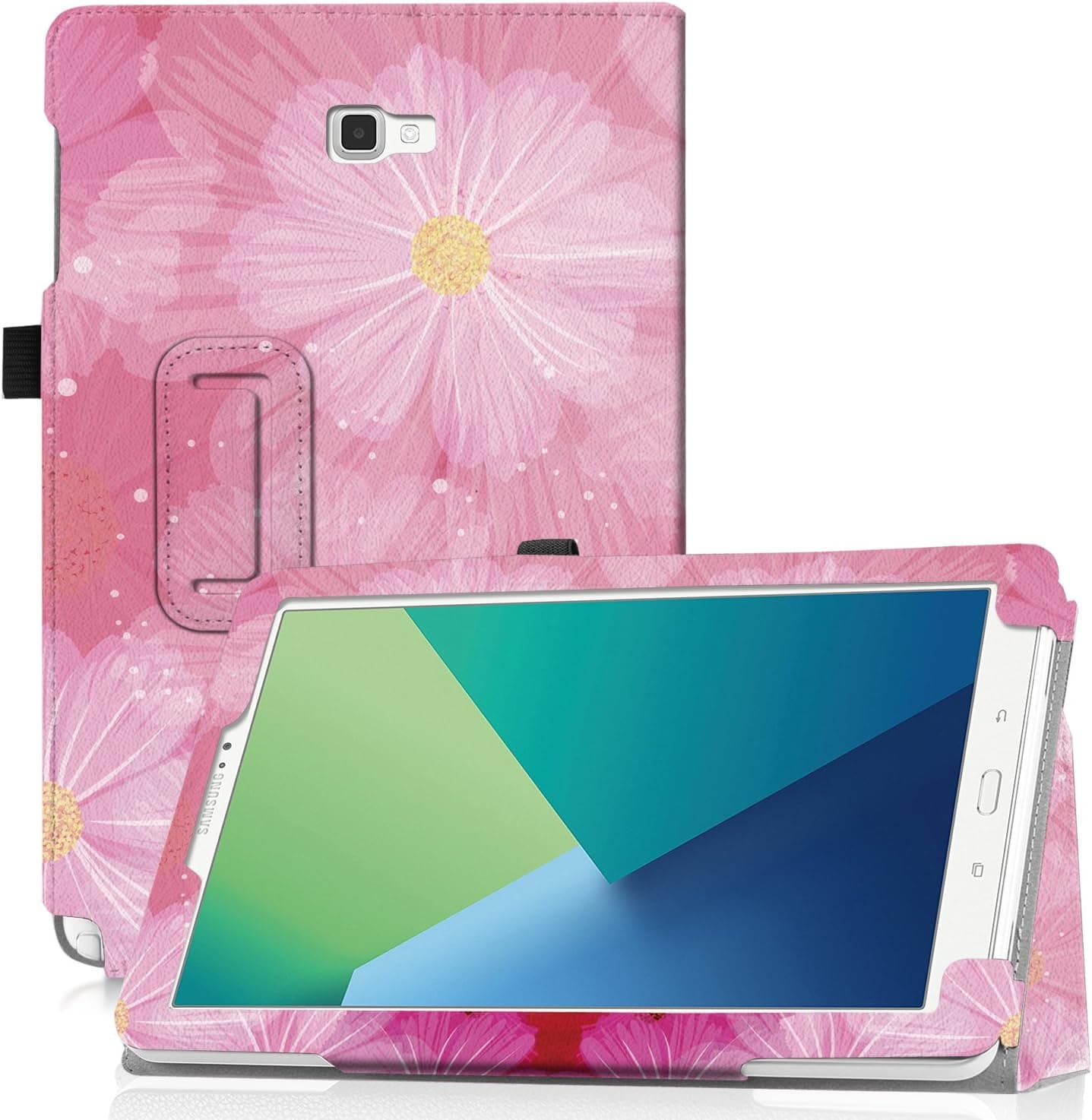 Famavala for 10.1" Samsung Galaxy Tab A 10.1 ( S Pen SM-P580 ) Tablet [Pls Check 2nd Picture] (LFlower)