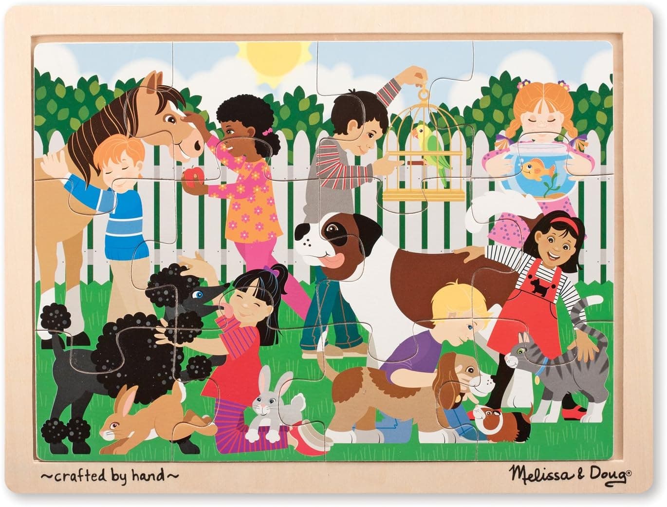 Melissa & Doug Best Friends Jigsaw Puzzle (12-Piece)