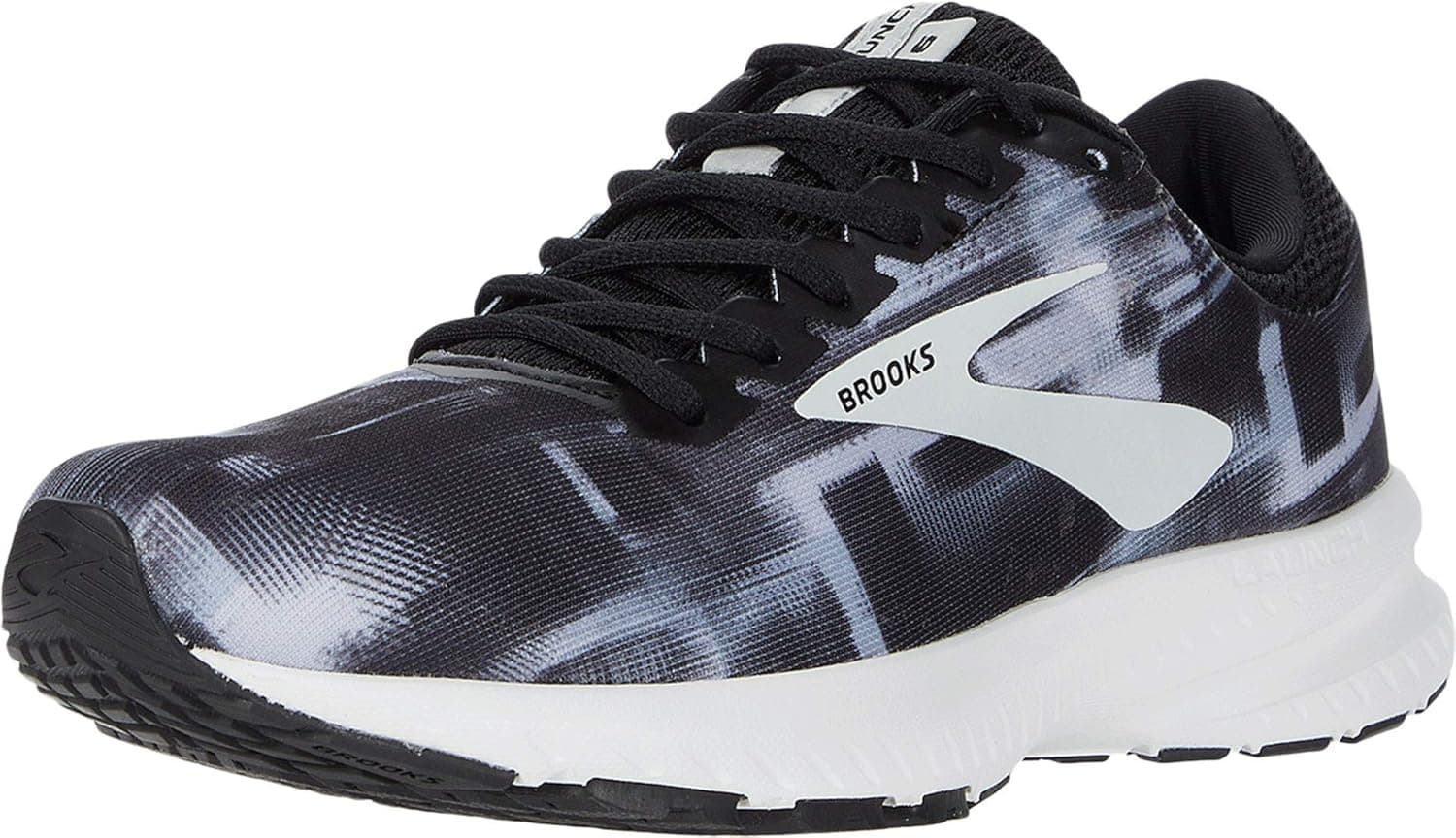 Brooks Launch 6 Black/Primer/Oyster 9 B (M)