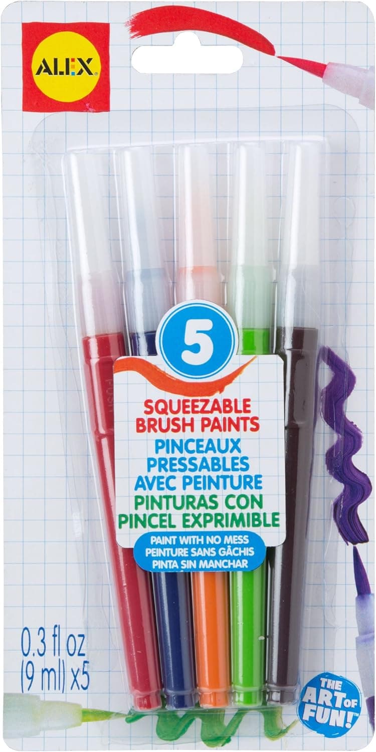 ALEX Toys Artist Studio Squeezable Brush Paints
