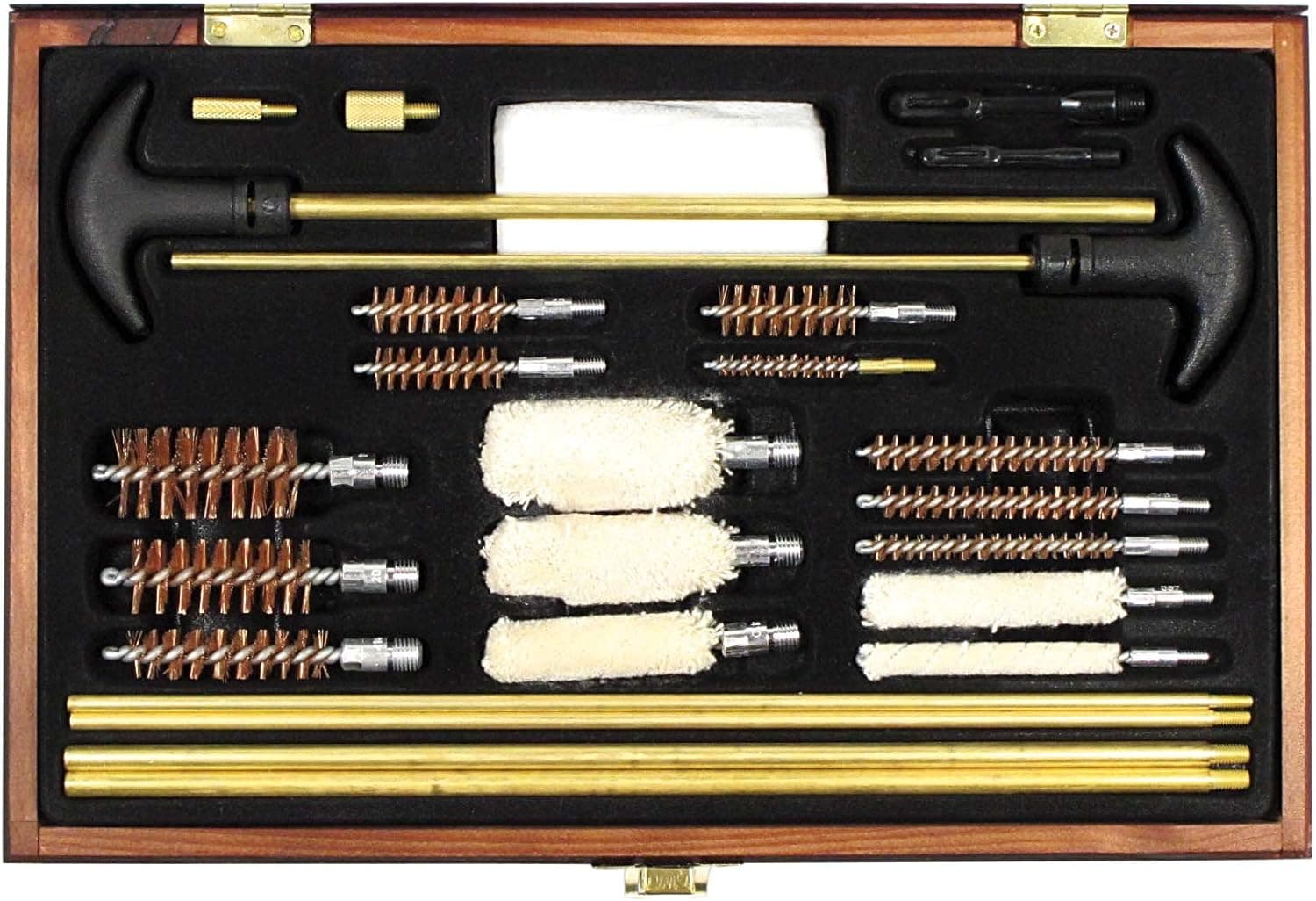 SE Gun Cleaning Kit, Universal, Wooden Box - GC76M