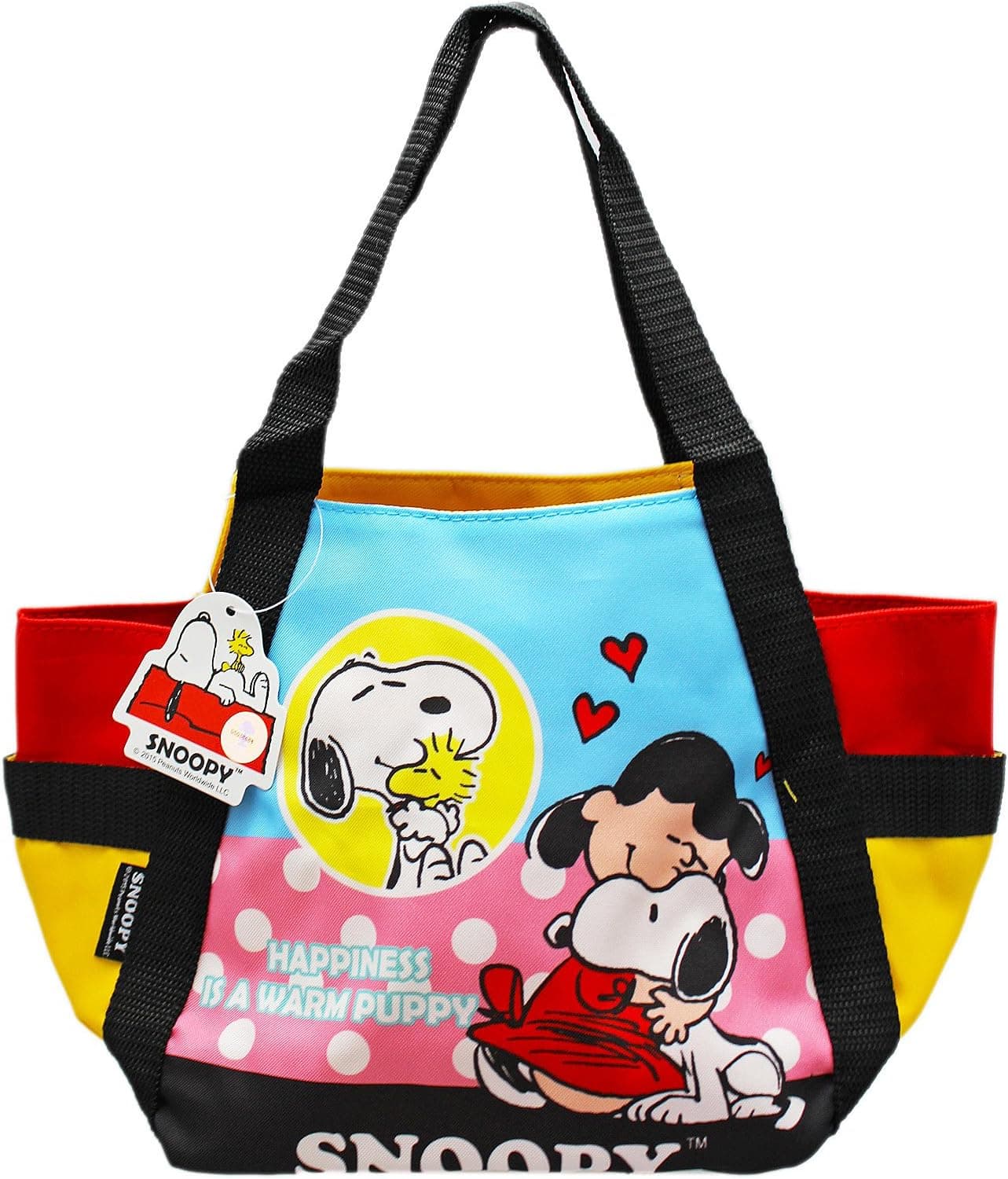 Snoopy Peanuts Happiness is a Warm Puppy Mini Tote Bag