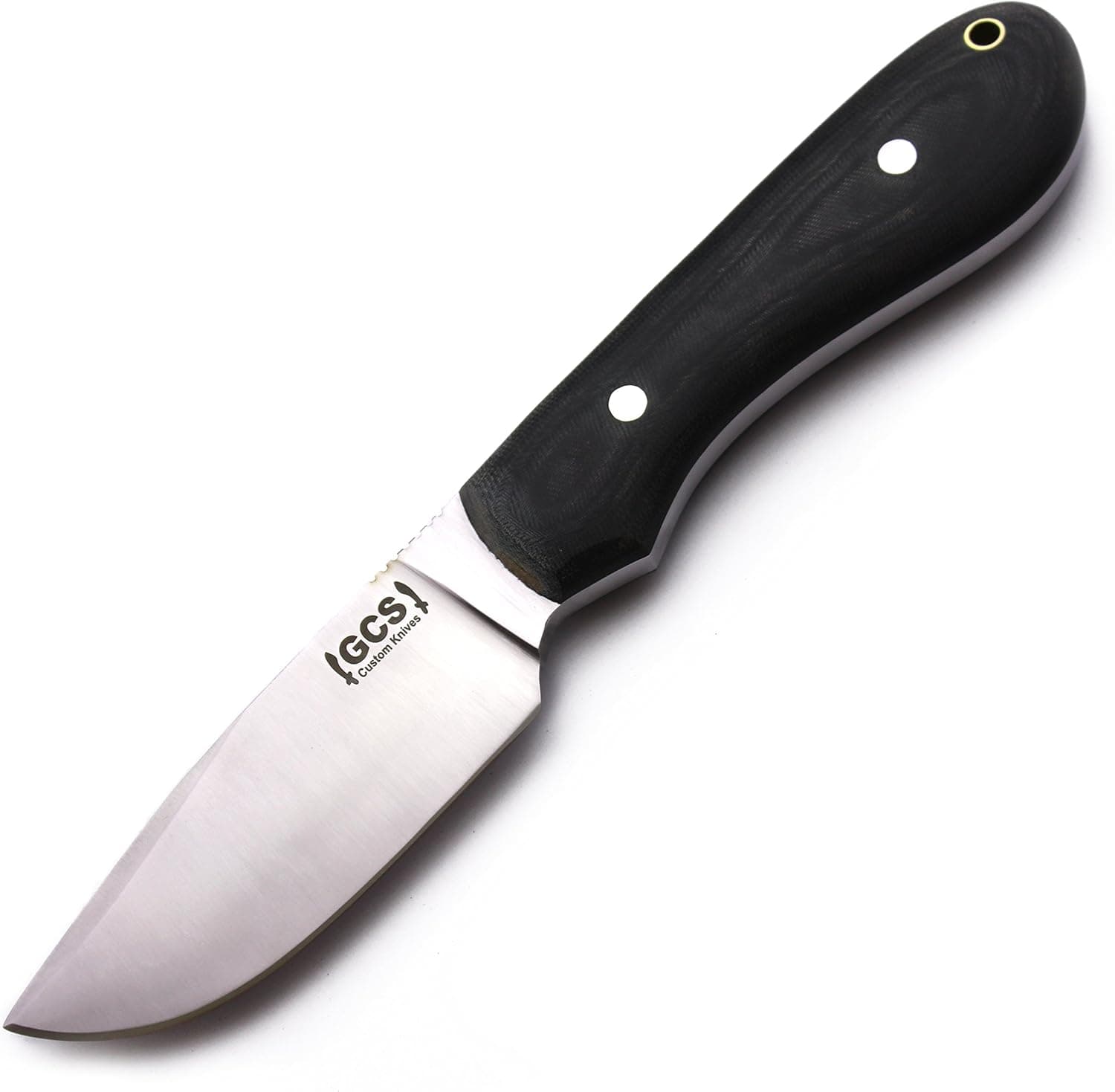 GCS Custom Handmade Stacked Leather Handle D2 Tool Steel Dagger Skinner Bushcraft Knife Knives Bowie Buffalo Hide Sheath 137