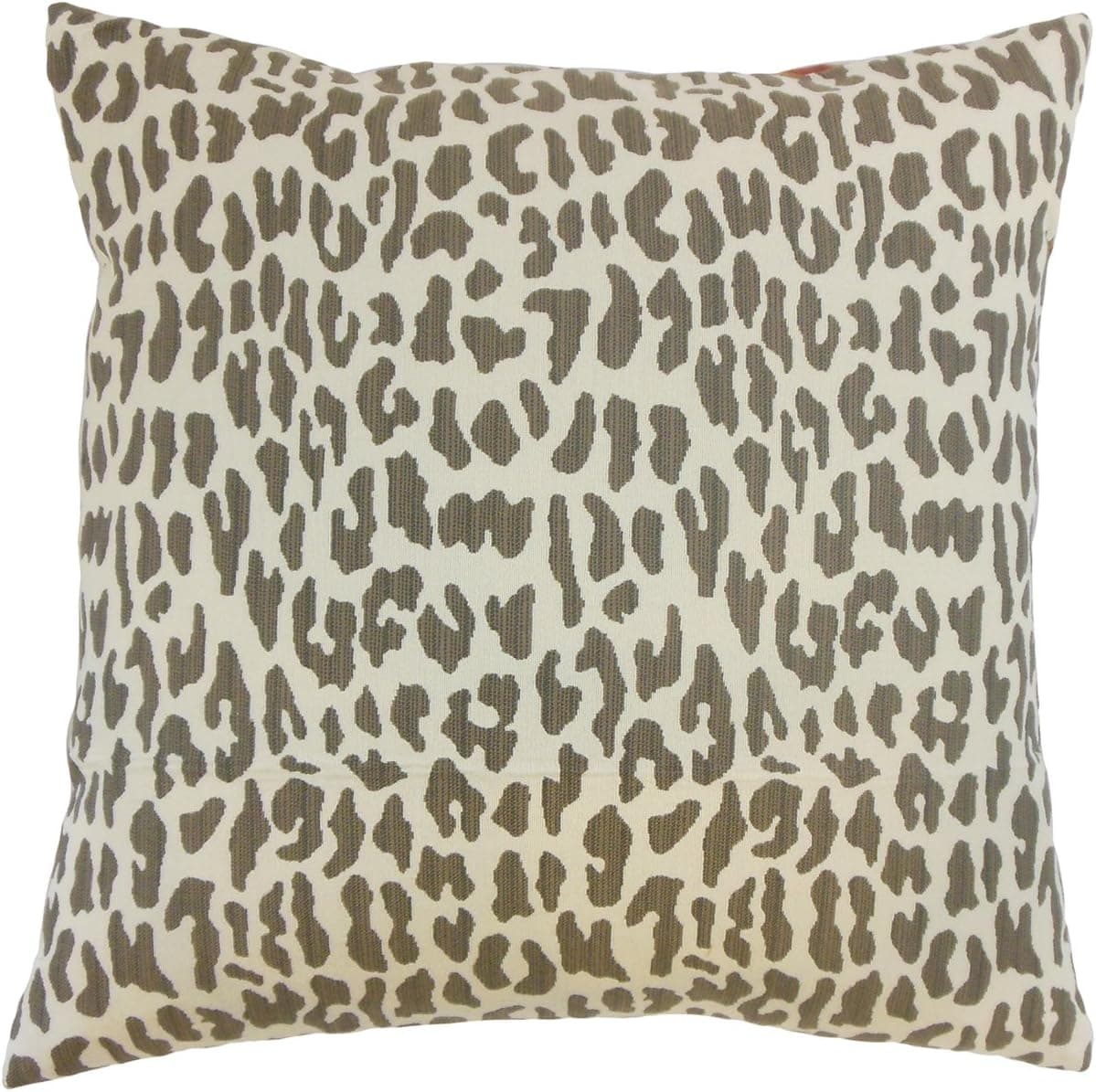 The Pillow Collection P18-BAR-M9343-LINEN-R59P41 Ilandere Animal Print Pillow, Linen