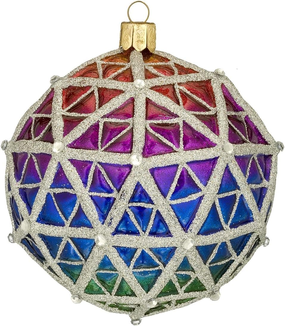 Wateford Holiday Heirlooms Let There Be Courage Times Square Replica Ball, Christmas Ornament