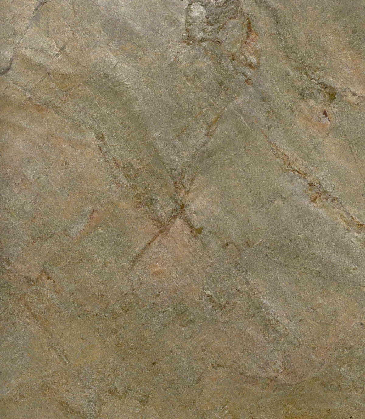Quality Craft EcoSlate Natural Slate Veneer Click Cork Floor Tile, 12 by 24-Inch, Burning Forest Copper, Set of 7