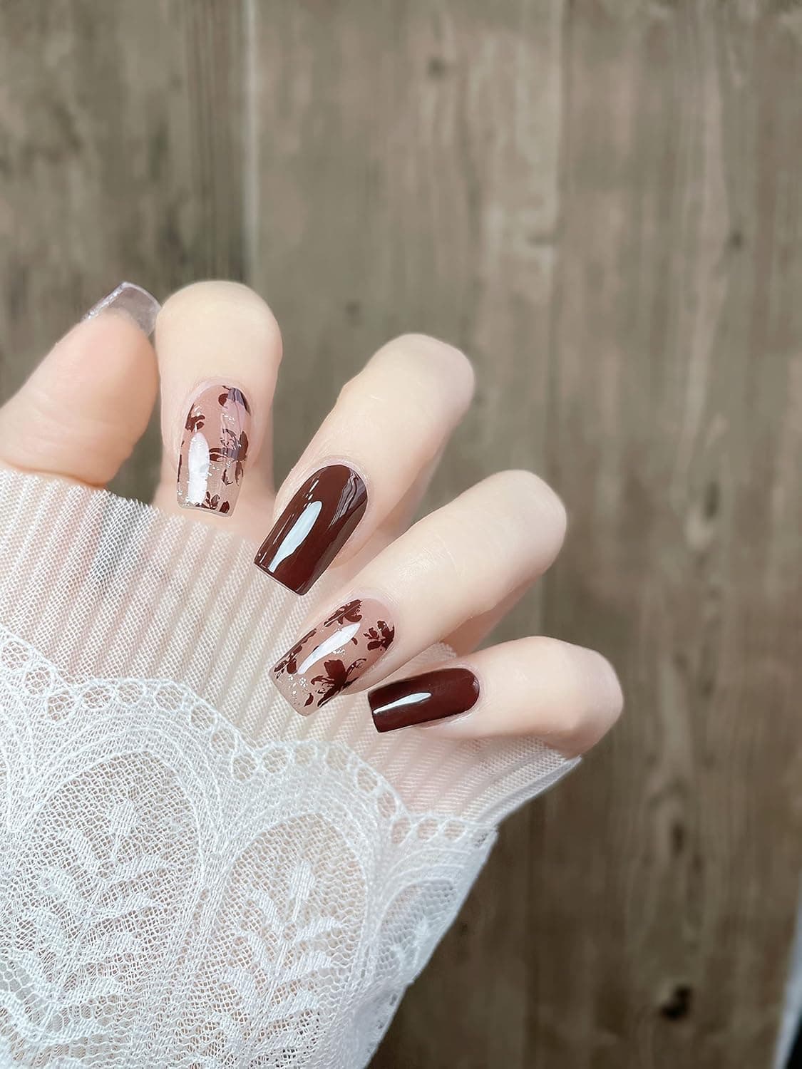 SOCOLATE 22PCS(20+2 Trail Samples) Double Ended Adheasive Plant Pattern Design Transfer Decals Sticker Nail Polish Strips ,Nail Wraps,CH-S392 Plant Atlas