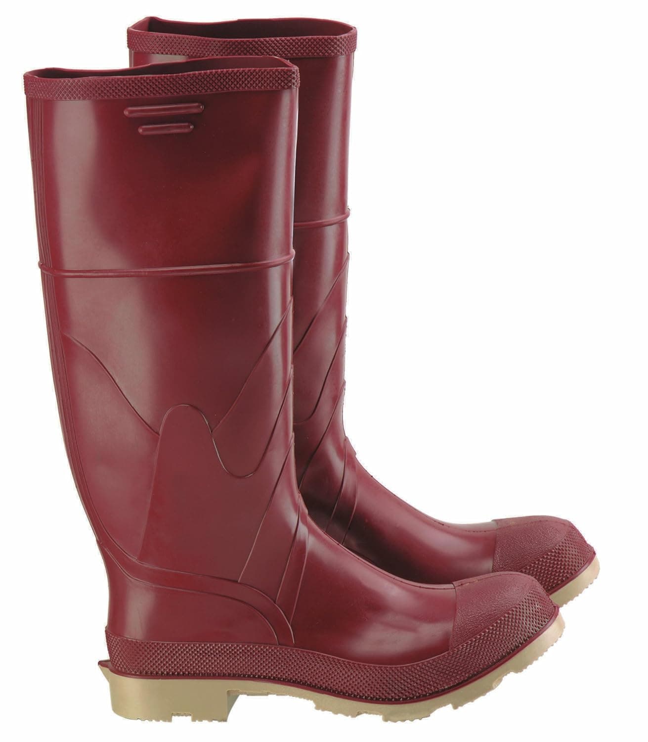 ONGUARD 85301 Urethane/PVC Men's Plain Toe KneeBoots with Men's Cleated Outsole, 16" Height, Size 6