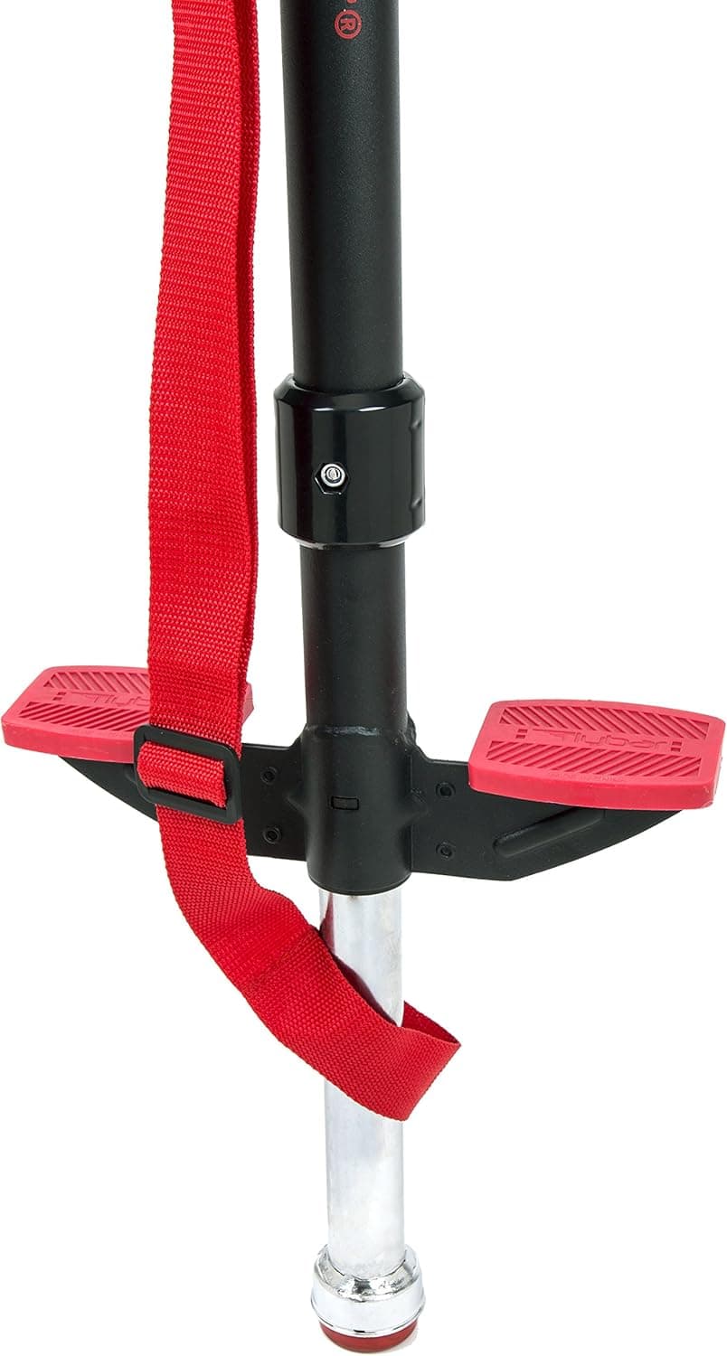 Flybar Velocity Pro Trick Pogo Stick for Kids & Adults - Comes in Small (40-80 lbs), Medium (80 to 160 lbs) Or Large (90 to 180 lbs) (Red, Medium)