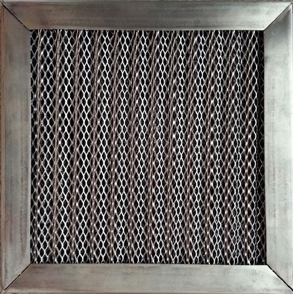 6 STAGE ELECTROSTATIC AIR FILTER HOME WASHABLE PERMANENT LASTS A LIFETIME FURNACE OR A/C USE NON-RUSTING ALUMINUM FRAME HEAVY DUTY HIGH DUST HOLDING CAPACITY JUST RINSE DRY & REUSE (12X20X1)