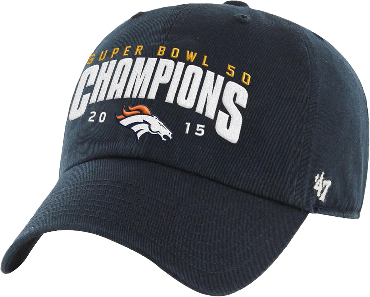 NFL 2015 Super Bowl 50 Champions '47 Clean Up Adjustable Hat