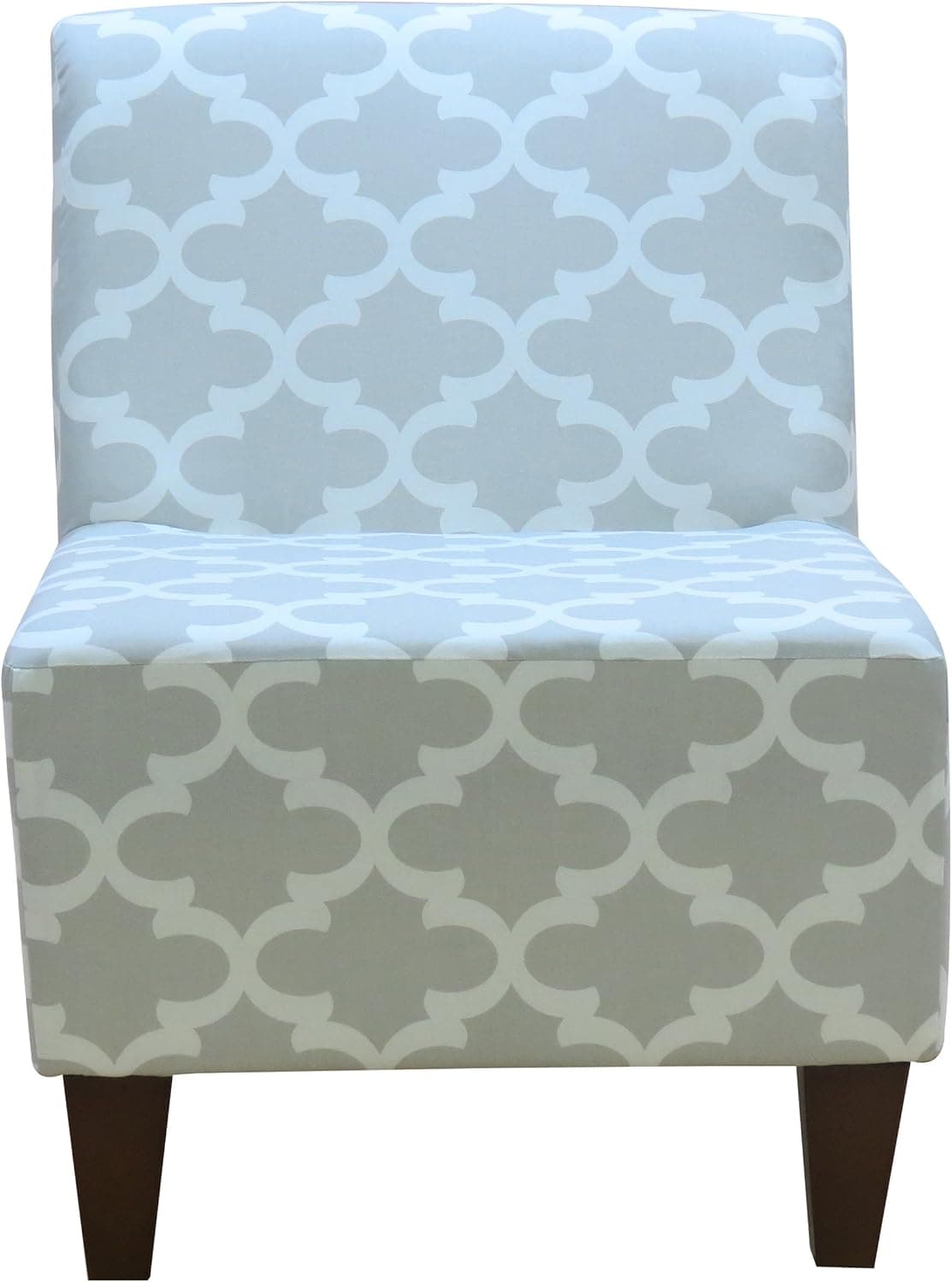 Parker Lane Armless Slipper Chair, Fynn French Grey
