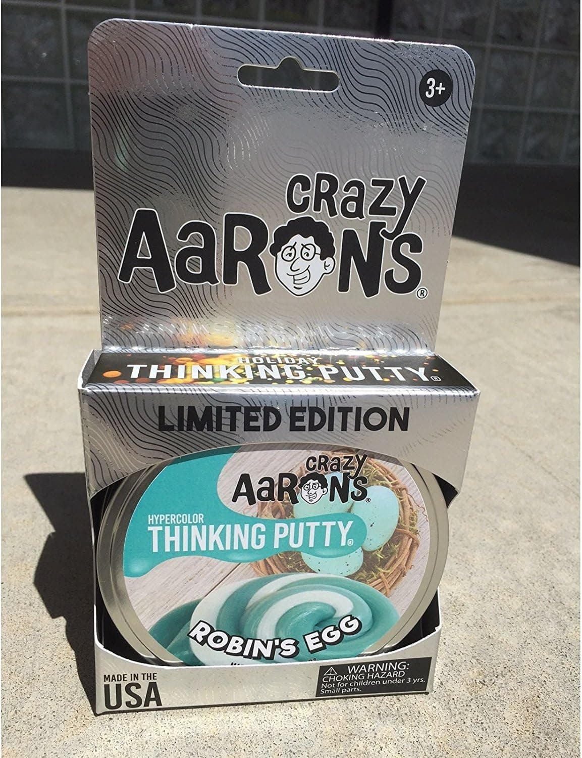 Crazy Aaron's Robin's Egg Hypercolor, 4 Inch Tin