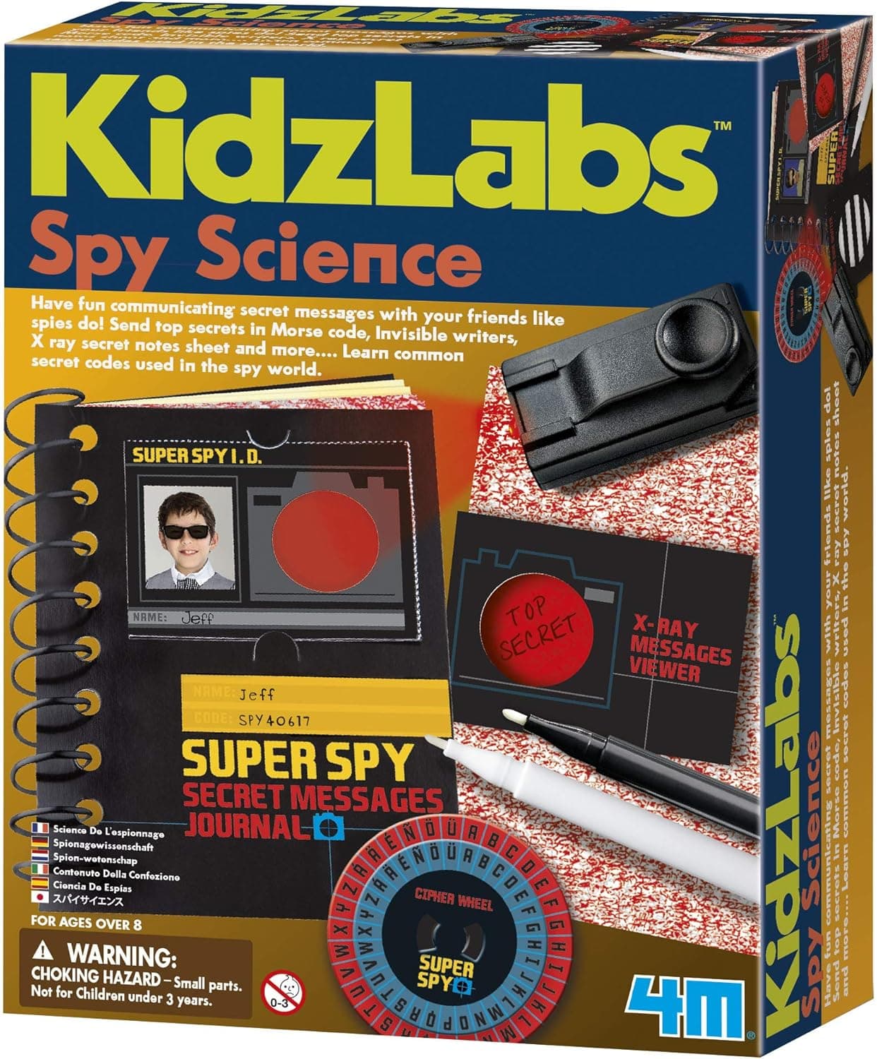 4M Spy Science Secret Messages Kit