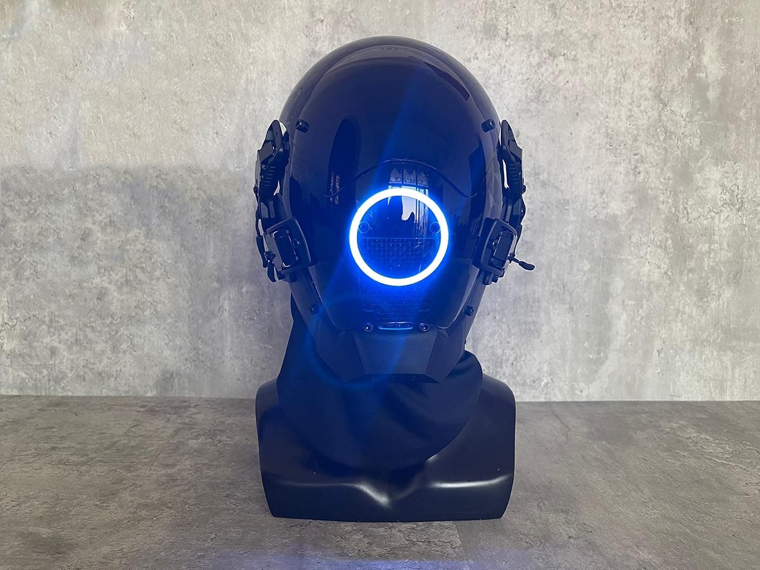 pafgaf Technology Helmet Mask Cosplay for Men and Women, Cool Mask Techwear, Full-Face Mask Costume Accessory