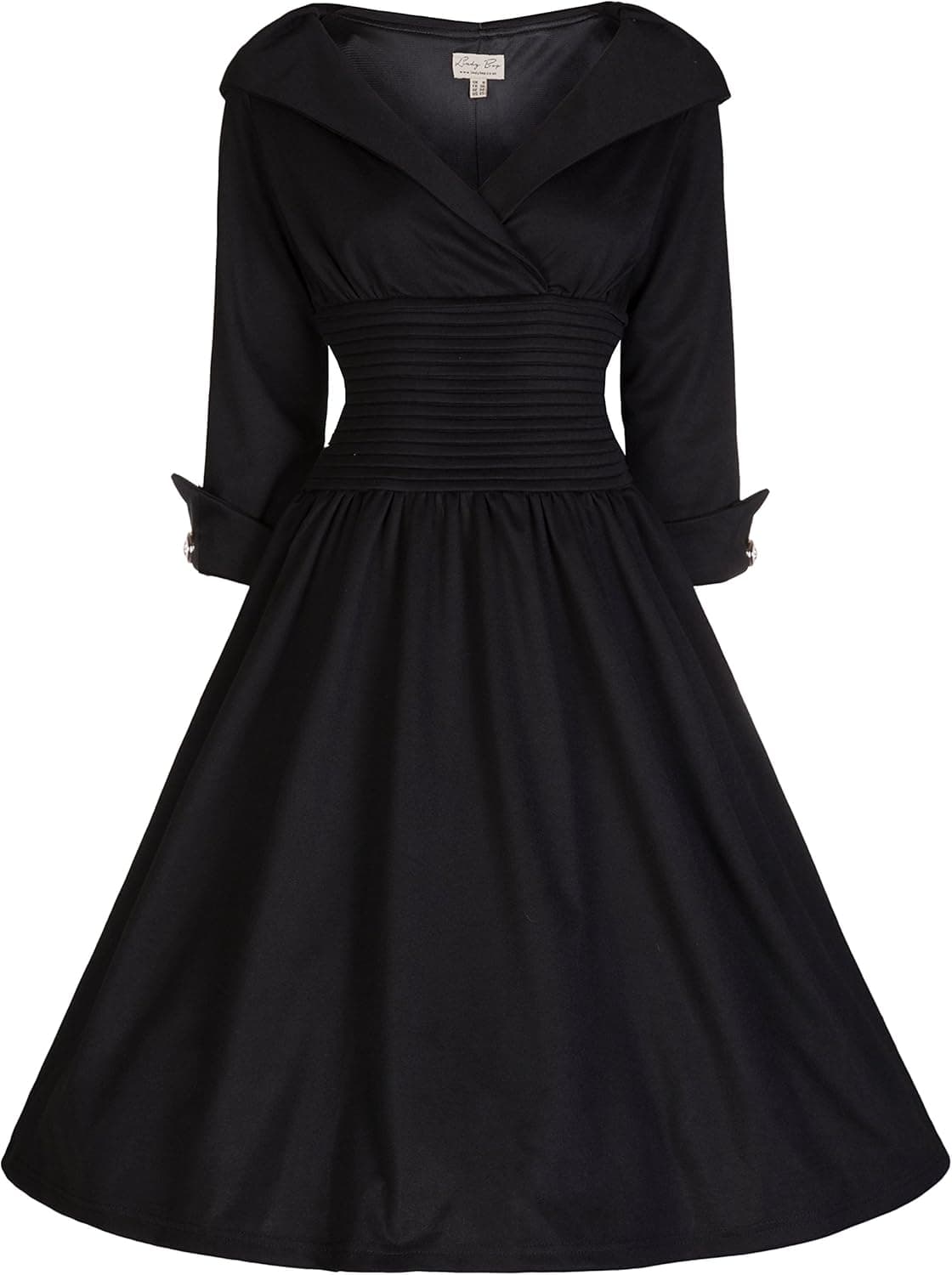 Lindy Bop 'Ramona' Subtly Seductive Vintage 50's Inspired Swing Dress
