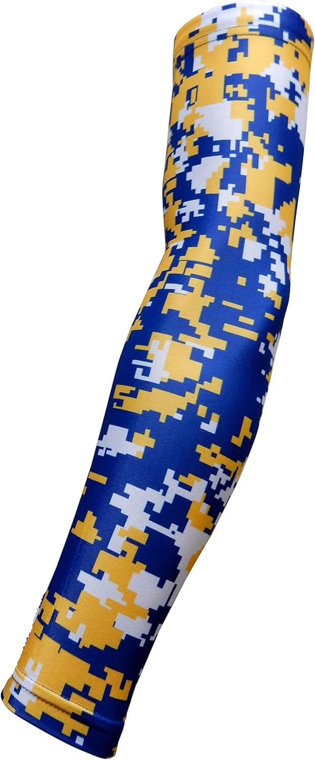 Sports Farm Youth & Adult Sizes Moisture Wicking Compression Arm Sleeve (1 Sleeve) (Over 100 Colors Available In Our Store)