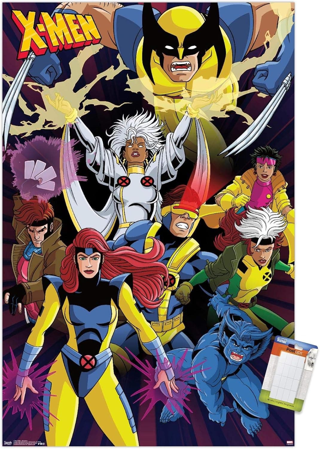 Trends International Marvel Comics - The X-Men - Awesome Wall Poster, 22.375" x 34", Poster & Mount Bundle