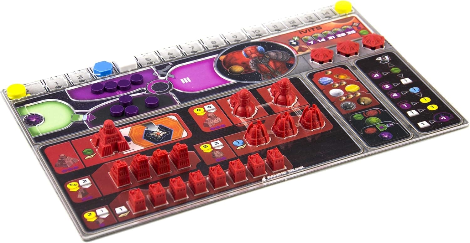 Gaming Trunk Overlays for The Gaia Project Player mat . Set of Four