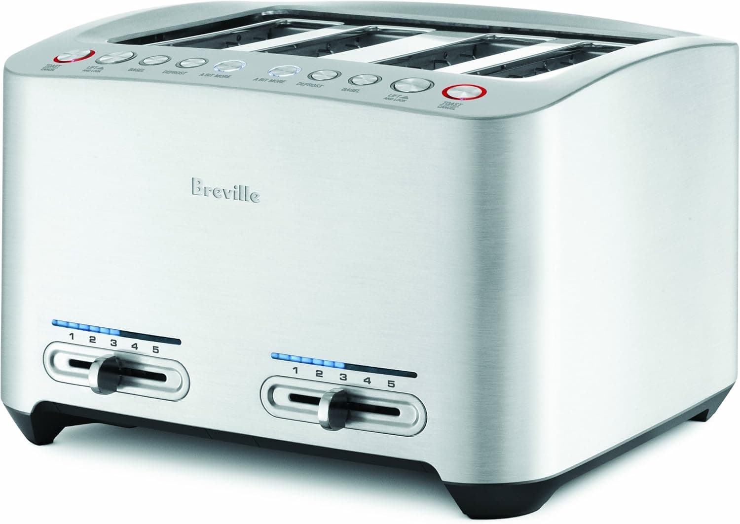 Breville BTA840XL Remanufactured Die-Cast 4-Slice Smart Toaster