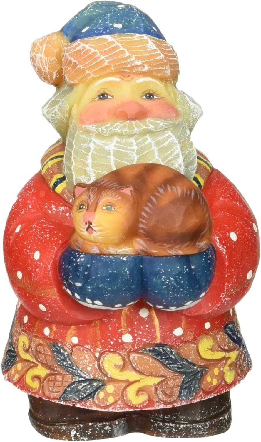 G. Debrekht Kitty Caretaker Sant a Figurine, 3-1/2-Inch Tall, Limited Edition of 900, Hand-Painted