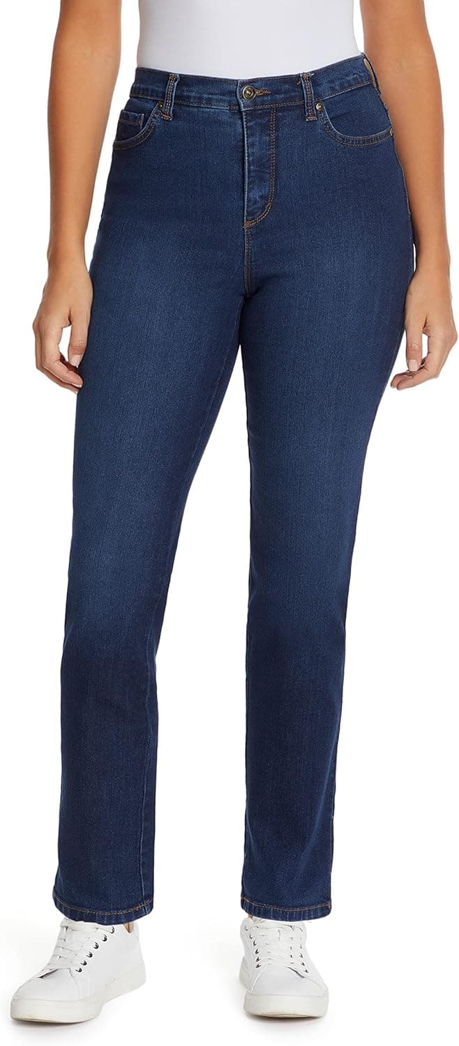 GLORIA VANDERBILT Women's Plus Size Classic Amanda High Rise Tapered Jean, Scottsdale Wash, 20 Plus regular