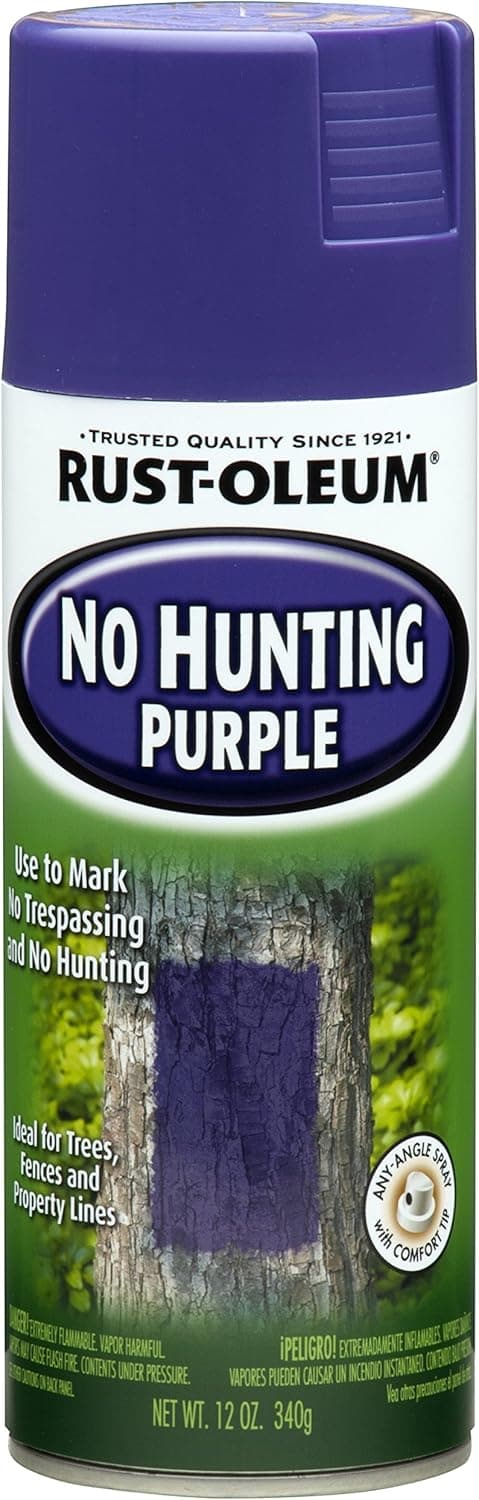 RUST-OLEUM 270970 Specialty Purple Hunting Spray Paint, 12 Ounce