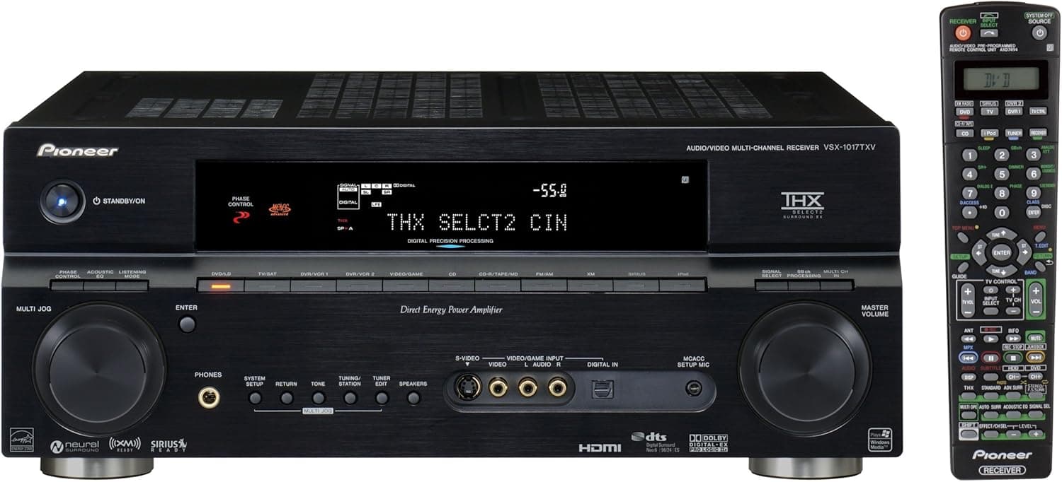 Pioneer VSX-1017TXV-K - iPod Ready, XM Satellite Ready, and Sirius Satellite Ready 7-Channel A/V Receiver (Discontinued by Manufacturer)