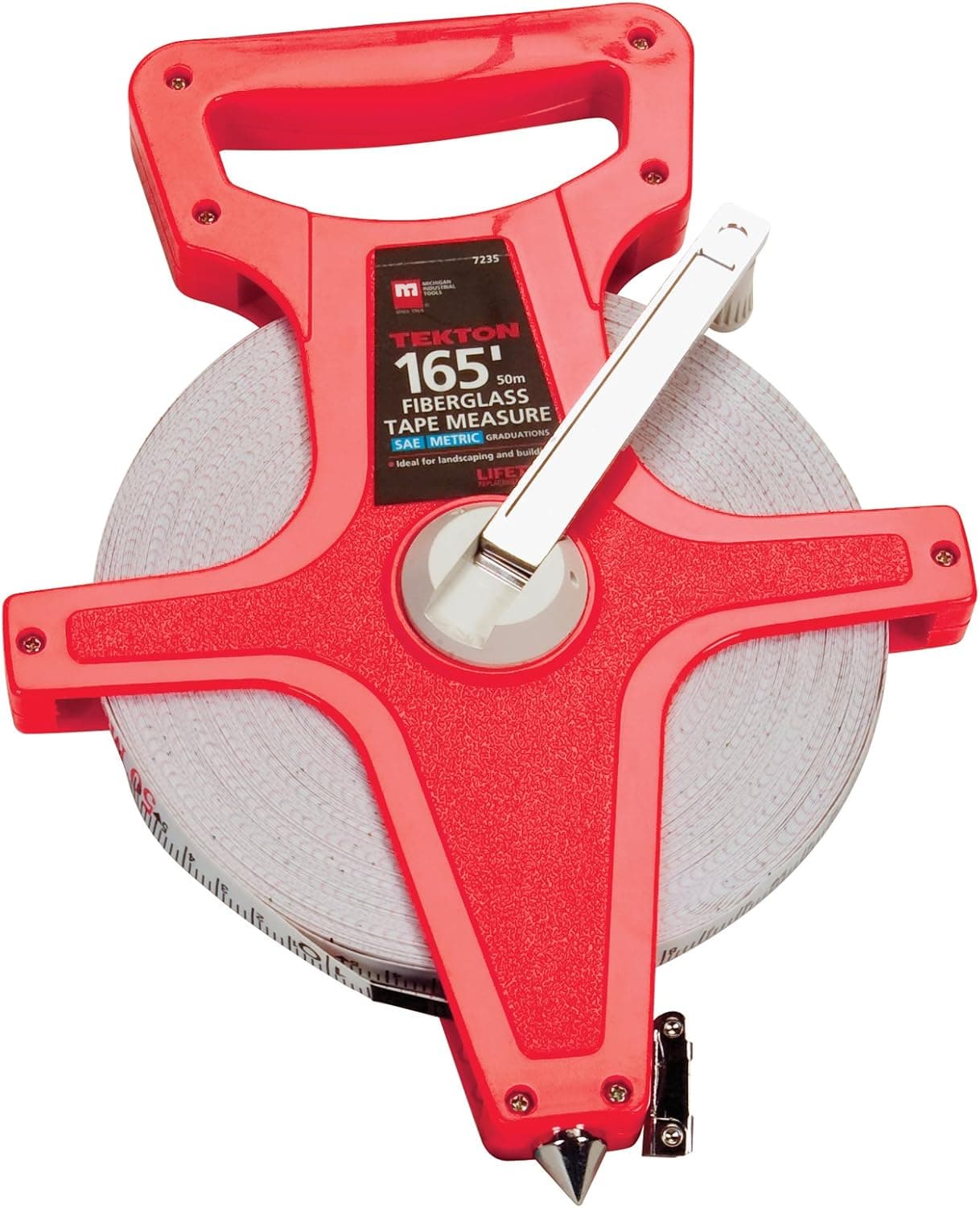 TEKTON 7235 165-Foot Fiberglass Tape Measure